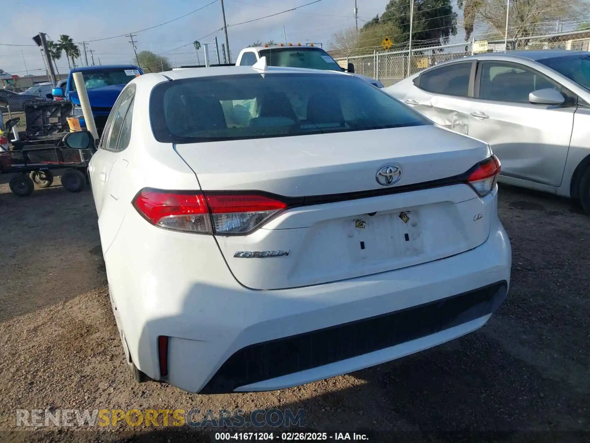 3 Photograph of a damaged car JTDEPMAE6MJ160614 TOYOTA COROLLA 2021