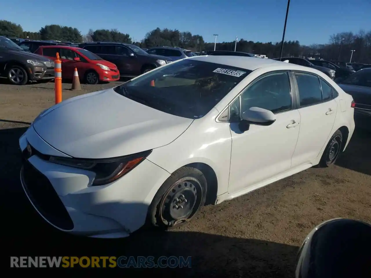 1 Photograph of a damaged car JTDEPMAE6MJ161049 TOYOTA COROLLA 2021