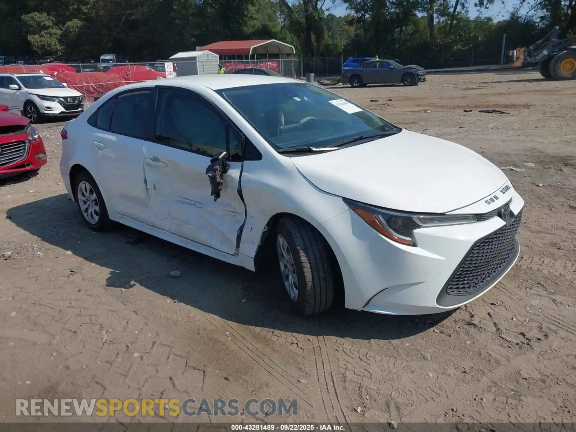 1 Photograph of a damaged car JTDEPMAE6MJ162976 TOYOTA COROLLA 2021