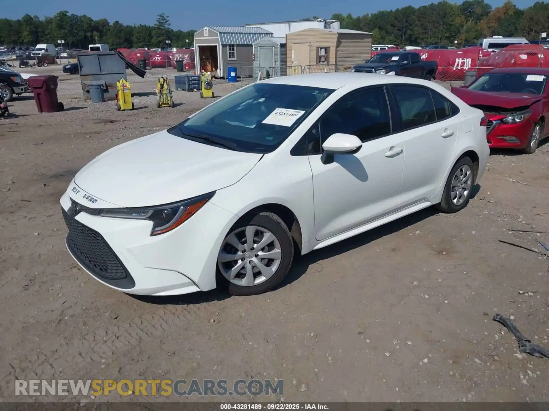 2 Photograph of a damaged car JTDEPMAE6MJ162976 TOYOTA COROLLA 2021