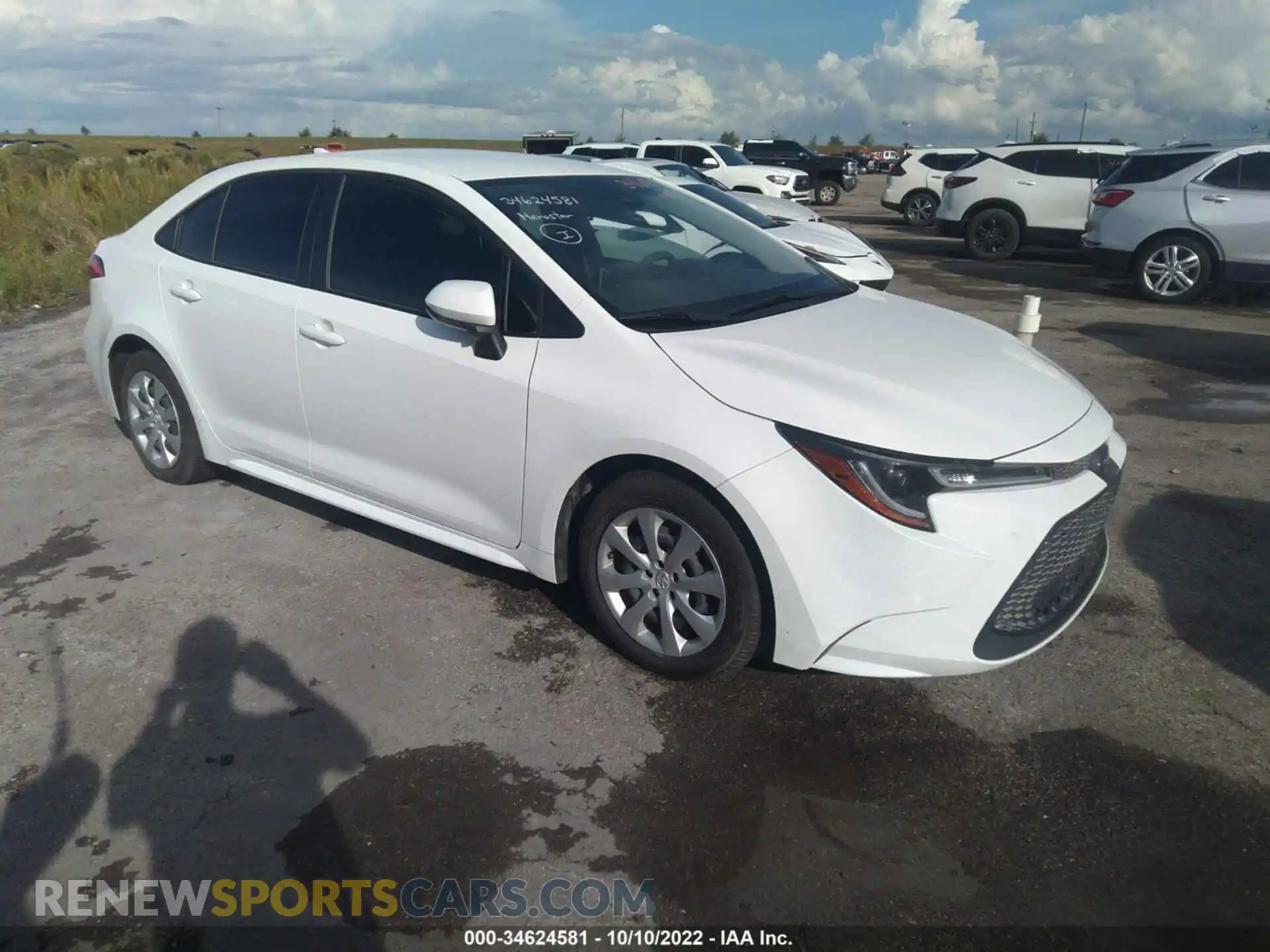1 Photograph of a damaged car JTDEPMAE6MJ165201 TOYOTA COROLLA 2021