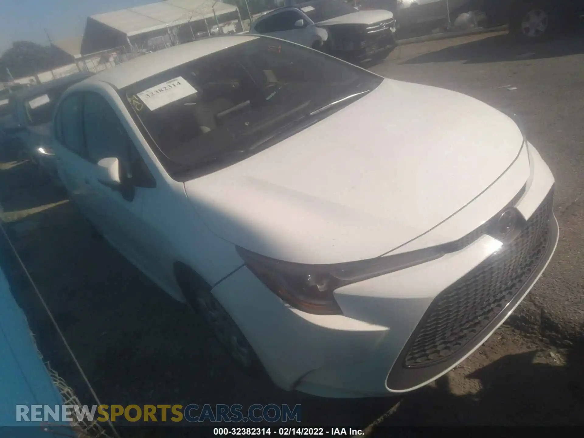 1 Photograph of a damaged car JTDEPMAE6MJ166591 TOYOTA COROLLA 2021