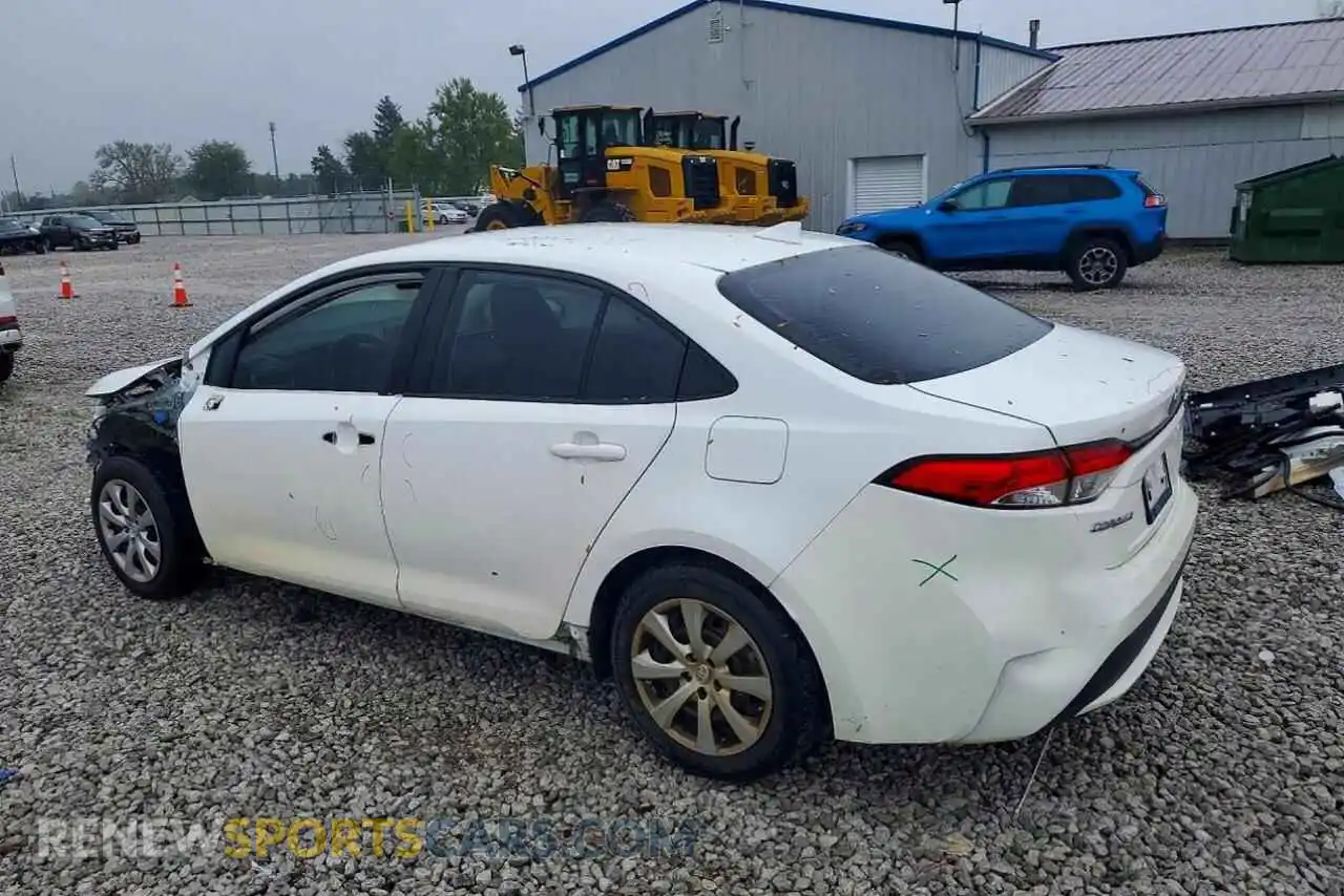 2 Photograph of a damaged car JTDEPMAE6MJ166834 TOYOTA COROLLA 2021