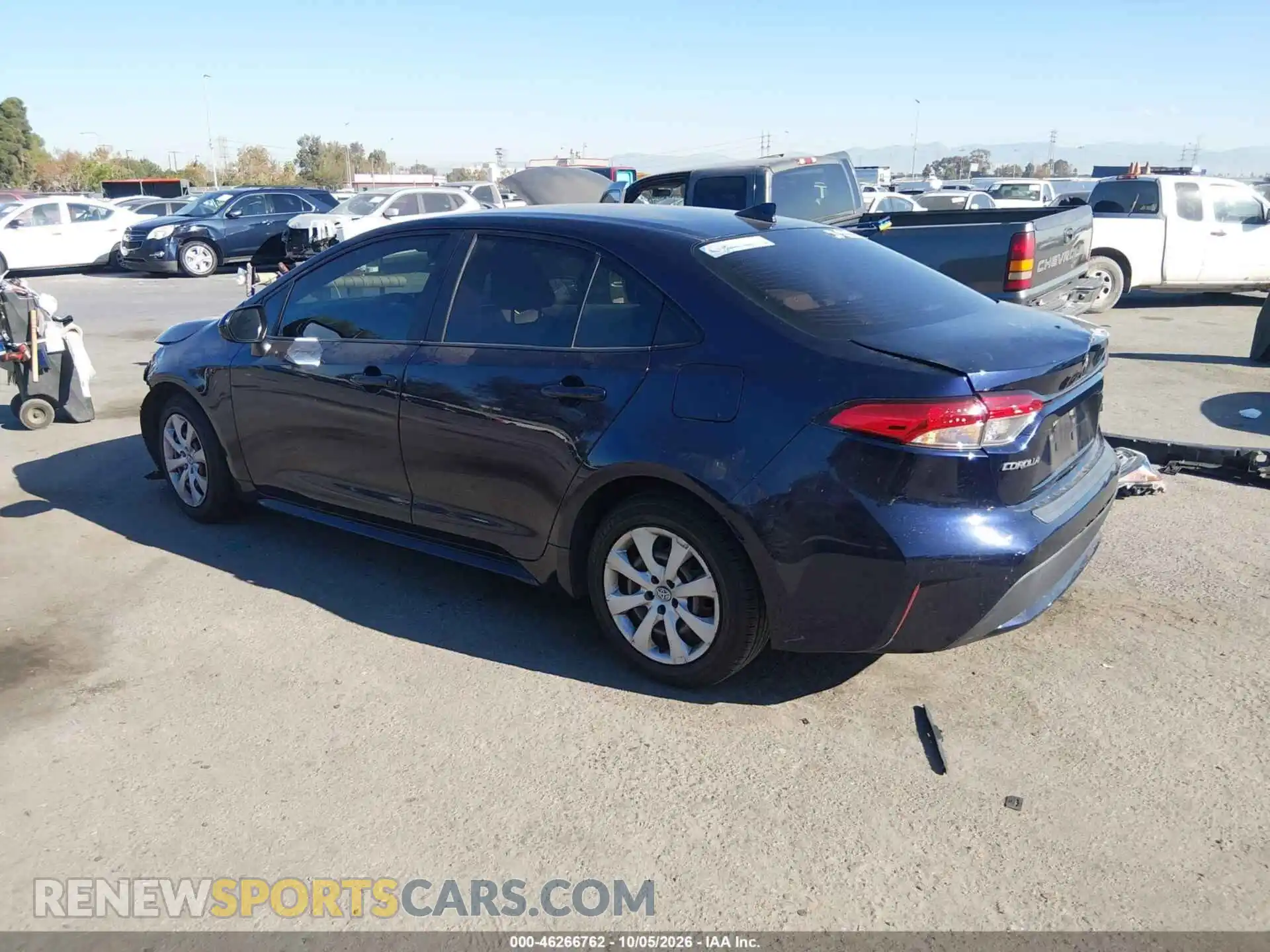 3 Photograph of a damaged car JTDEPMAE6MJ166946 TOYOTA COROLLA 2021