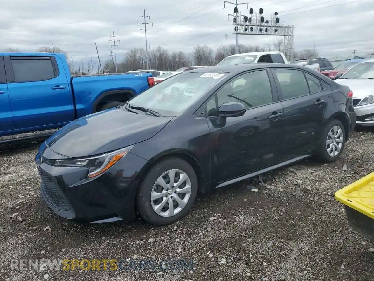 1 Photograph of a damaged car JTDEPMAE6MJ167675 TOYOTA COROLLA 2021