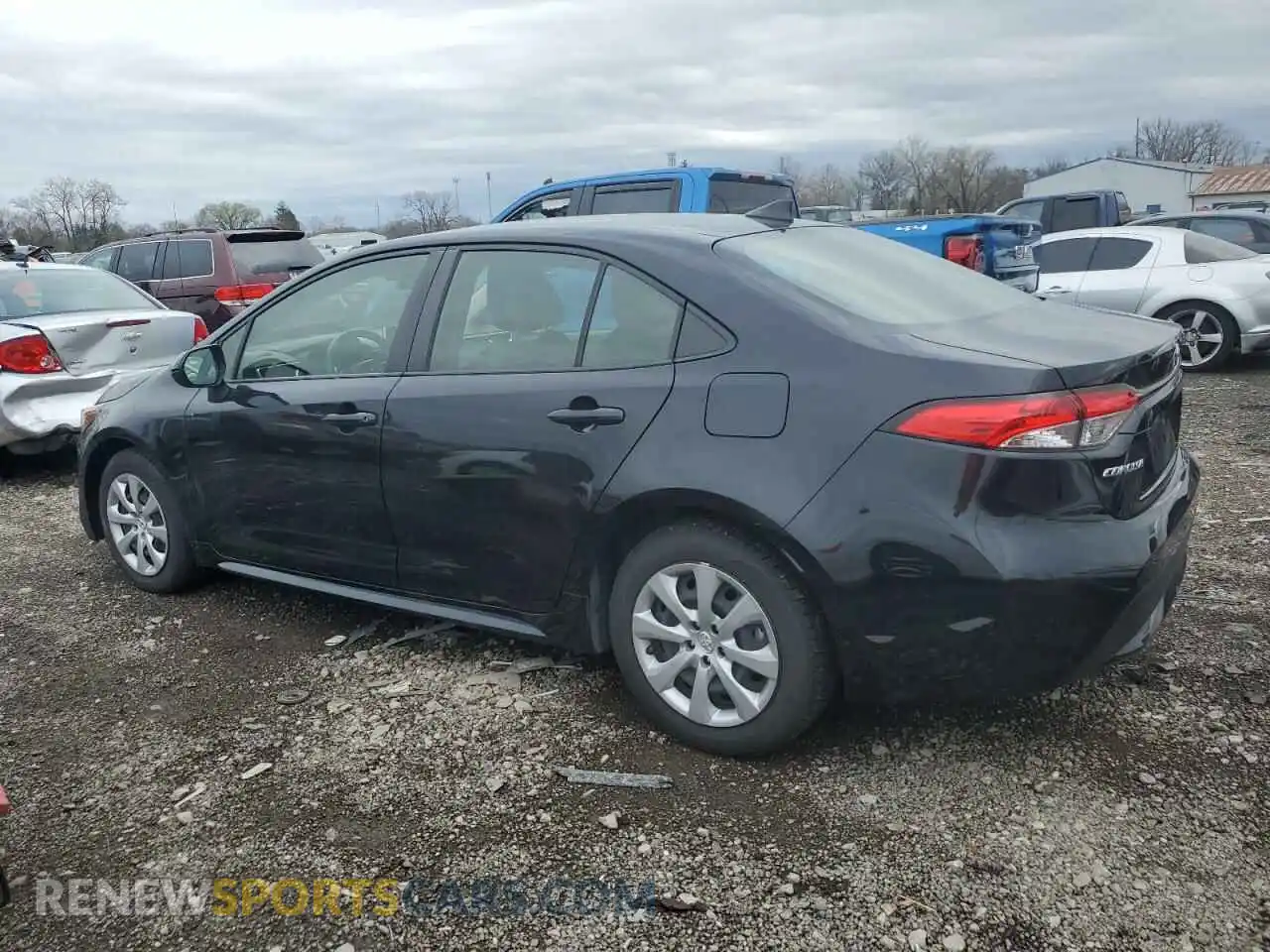 2 Photograph of a damaged car JTDEPMAE6MJ167675 TOYOTA COROLLA 2021