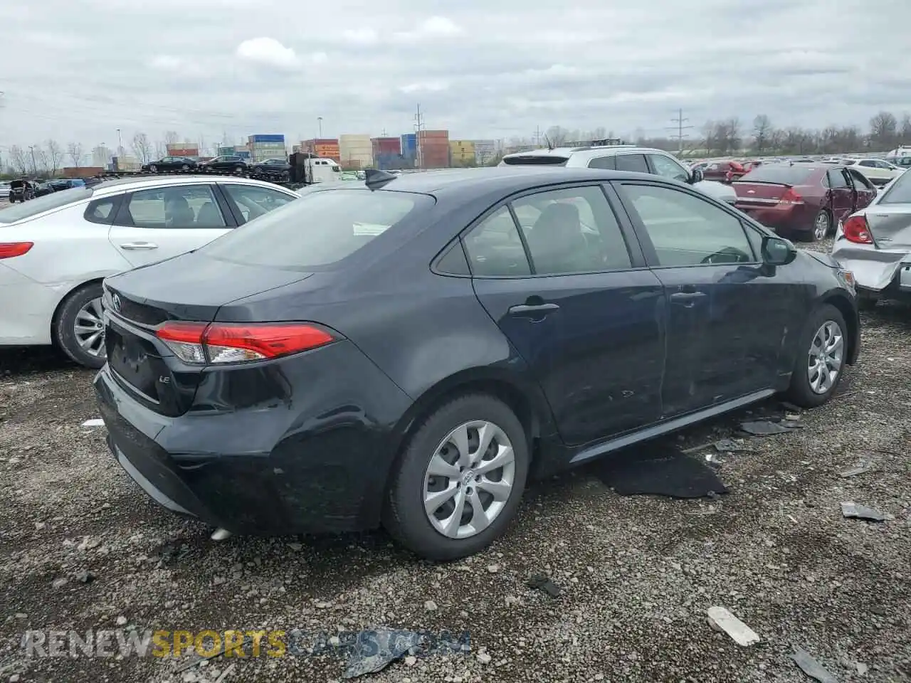 3 Photograph of a damaged car JTDEPMAE6MJ167675 TOYOTA COROLLA 2021