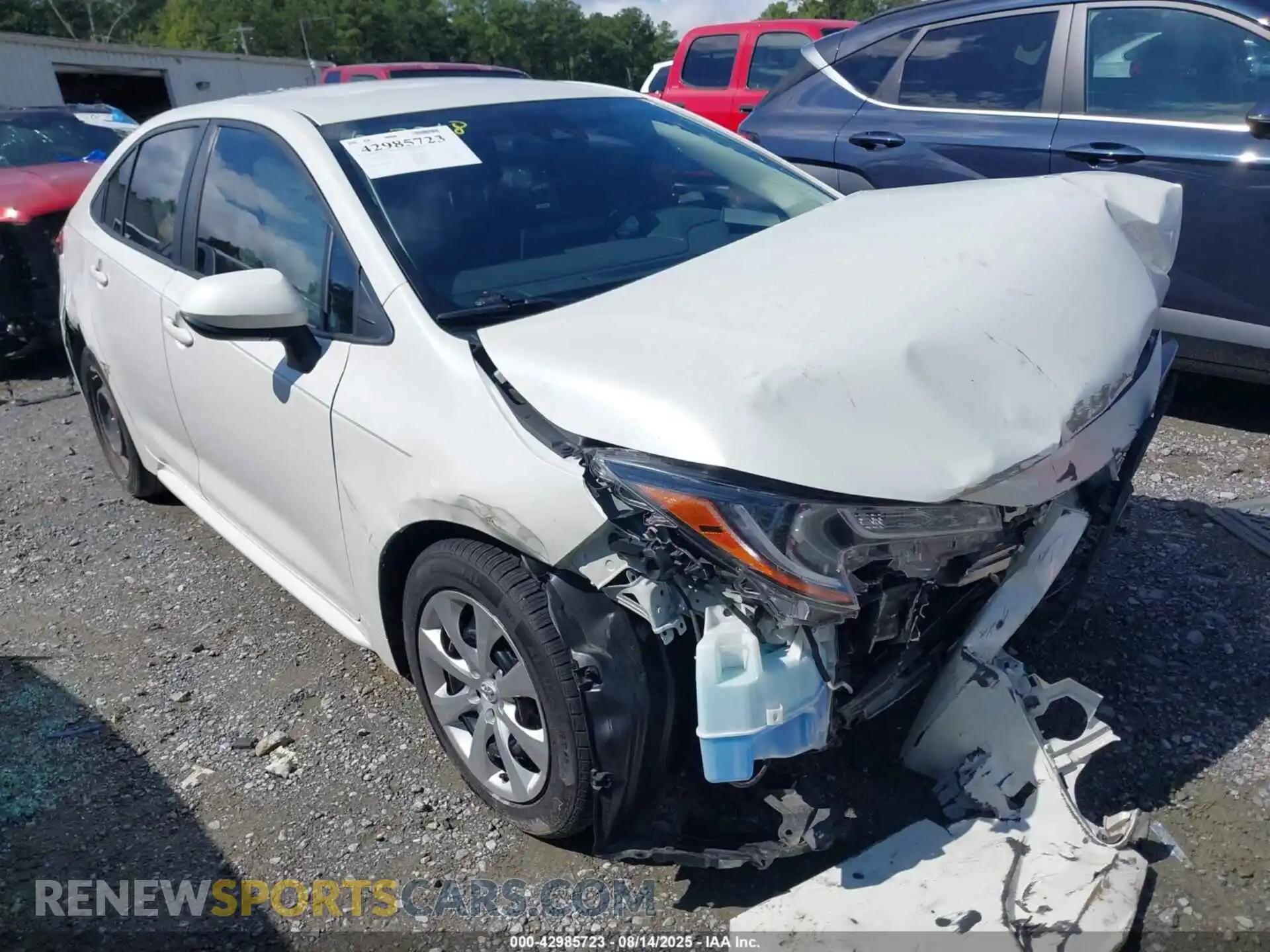 1 Photograph of a damaged car JTDEPMAE6MJ169331 TOYOTA COROLLA 2021