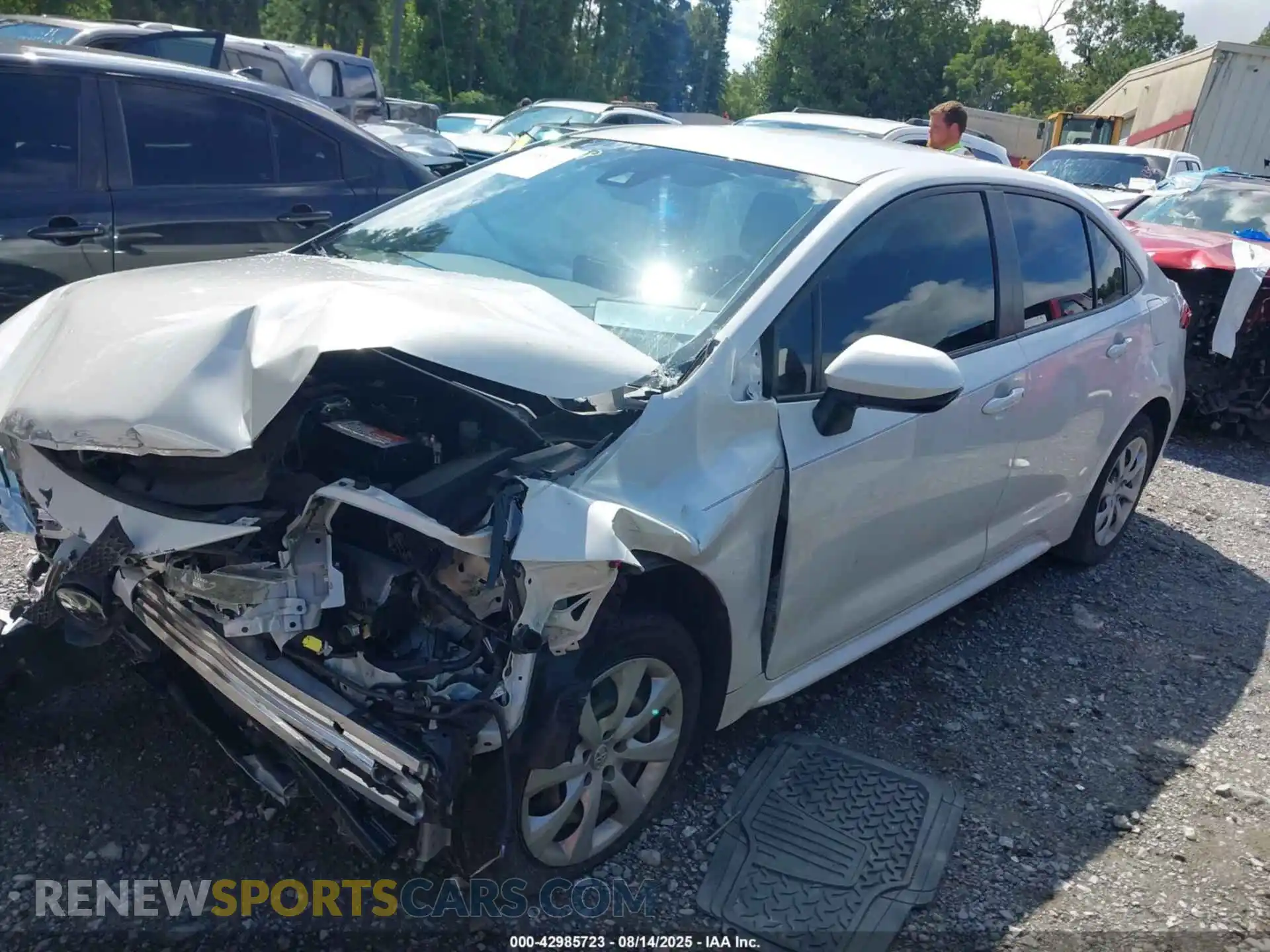2 Photograph of a damaged car JTDEPMAE6MJ169331 TOYOTA COROLLA 2021