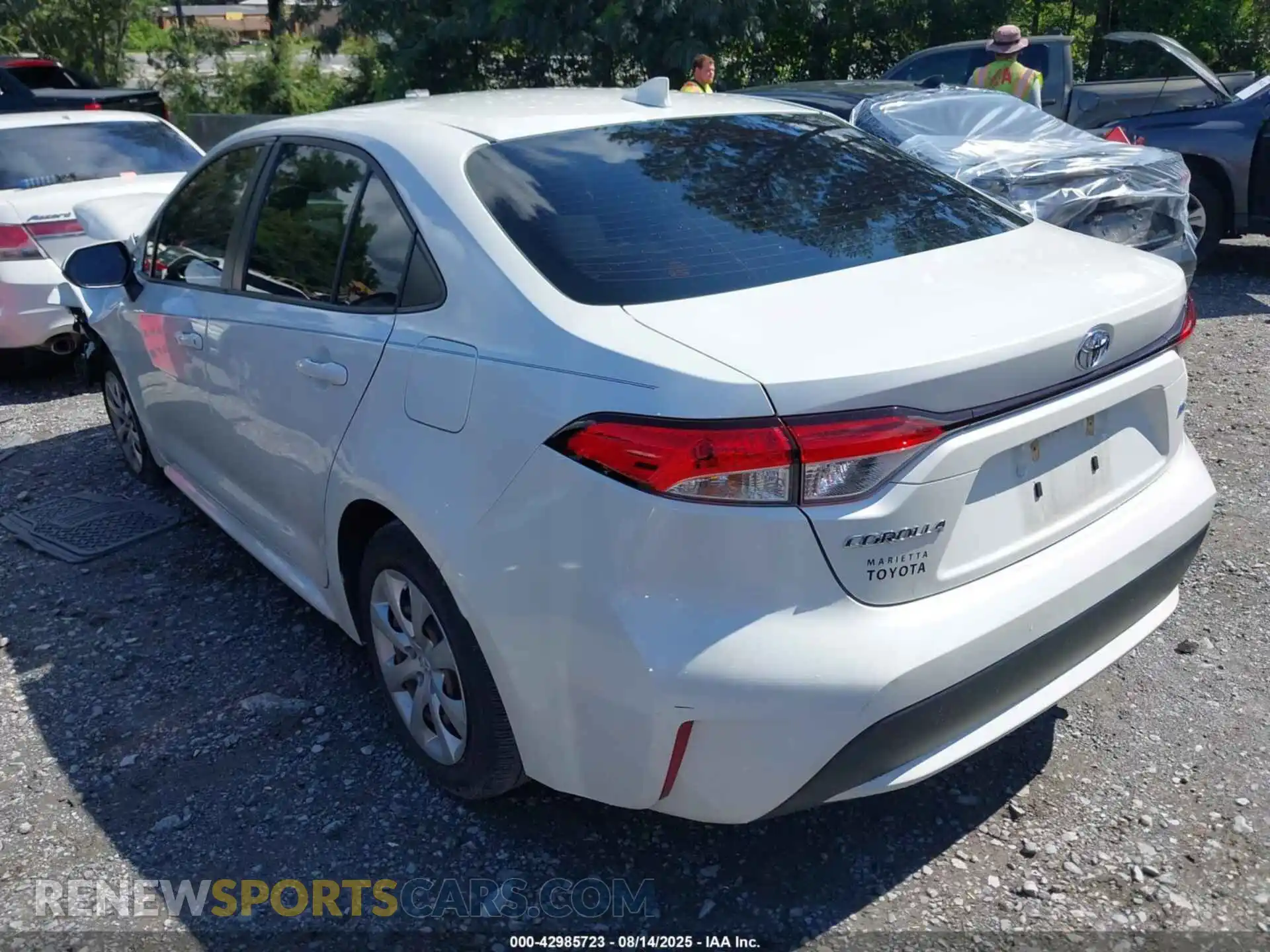 3 Photograph of a damaged car JTDEPMAE6MJ169331 TOYOTA COROLLA 2021