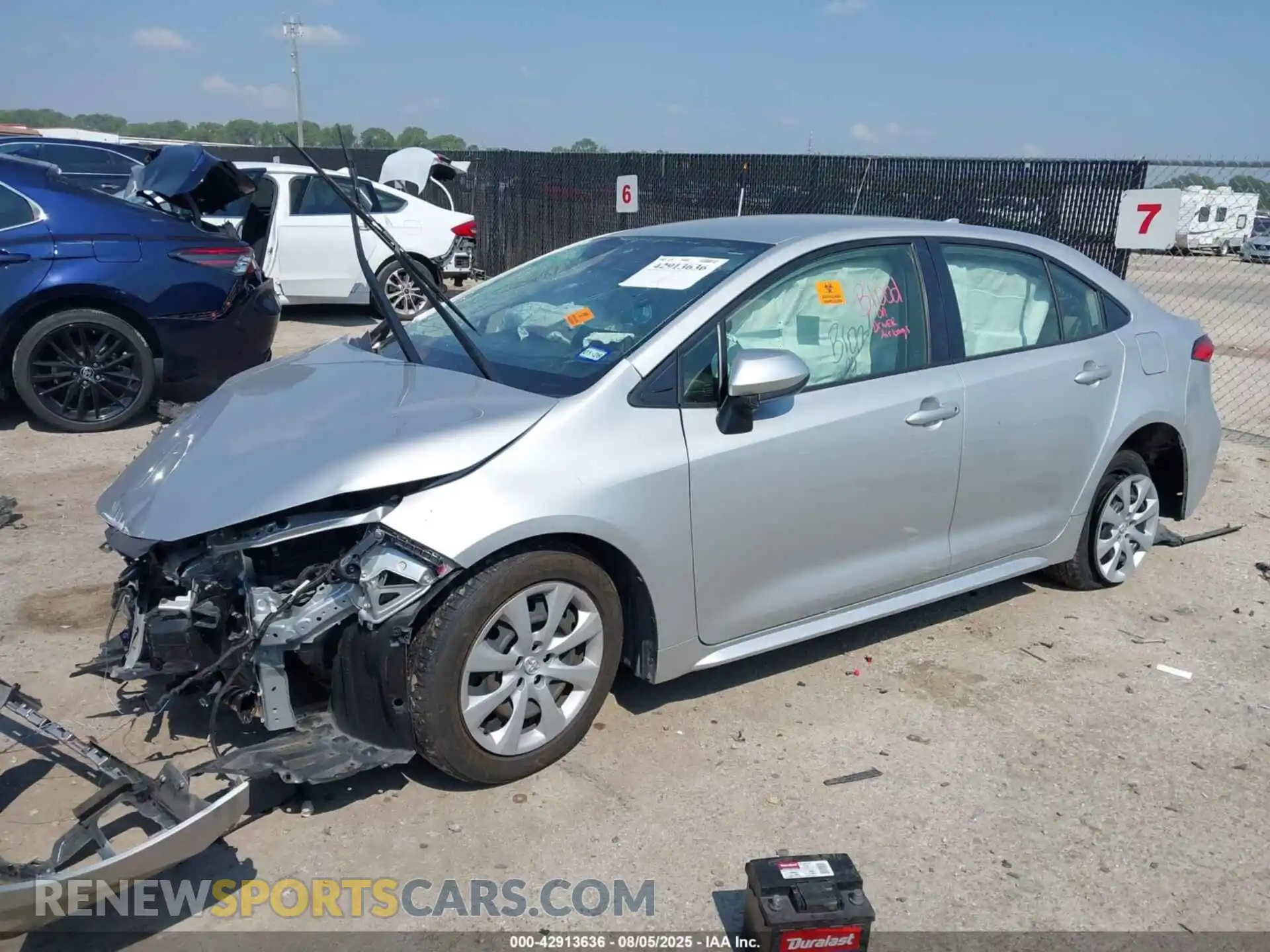 2 Photograph of a damaged car JTDEPMAE6MJ170401 TOYOTA COROLLA 2021