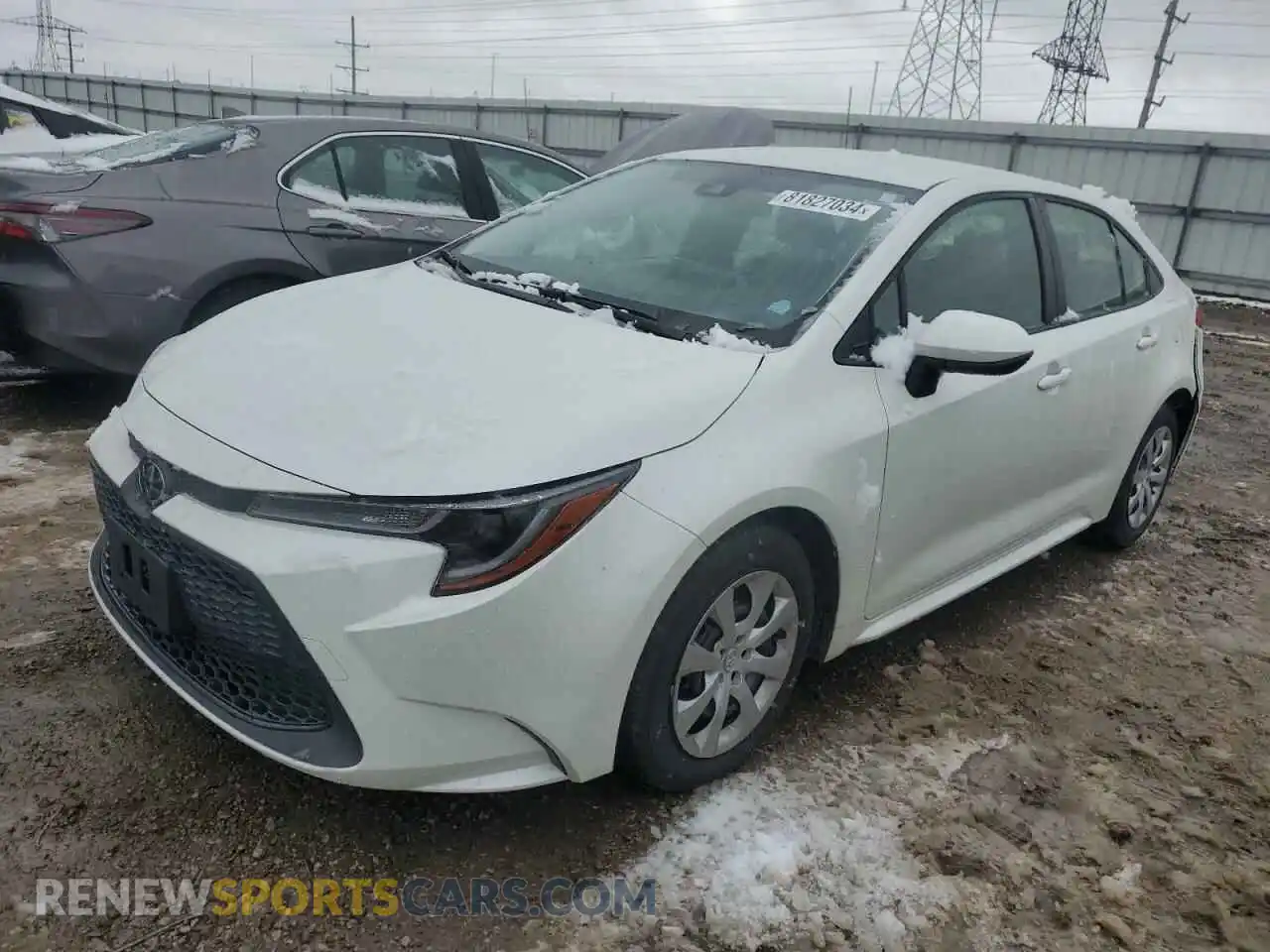 1 Photograph of a damaged car JTDEPMAE6MJ171063 TOYOTA COROLLA 2021