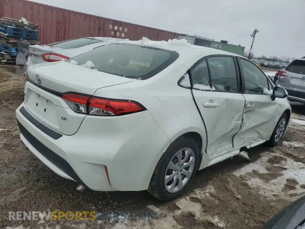 3 Photograph of a damaged car JTDEPMAE6MJ171063 TOYOTA COROLLA 2021