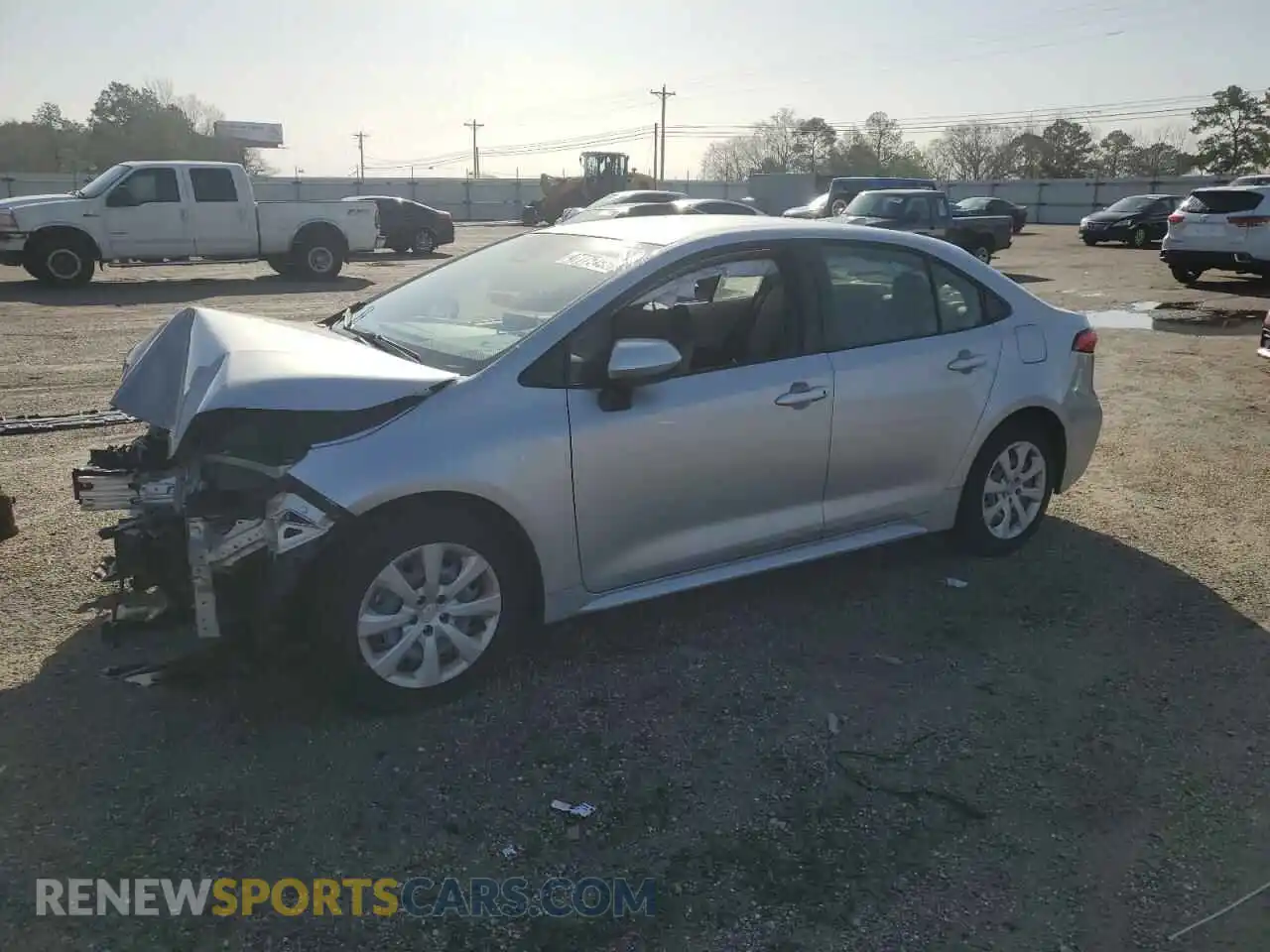 1 Photograph of a damaged car JTDEPMAE6MJ171337 TOYOTA COROLLA 2021