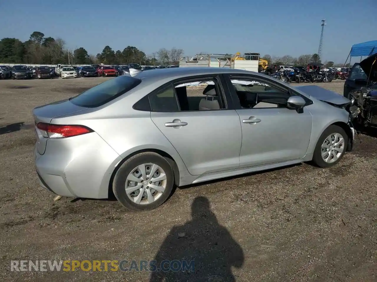 3 Photograph of a damaged car JTDEPMAE6MJ171337 TOYOTA COROLLA 2021