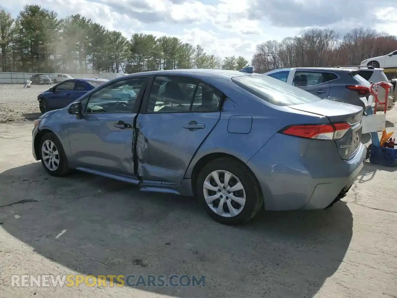 2 Фотография поврежденного автомобиля JTDEPMAE6MJ172603 TOYOTA COROLLA 2021