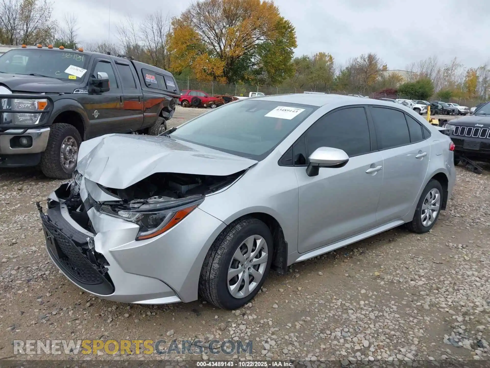 2 Photograph of a damaged car JTDEPMAE6MJ172634 TOYOTA COROLLA 2021