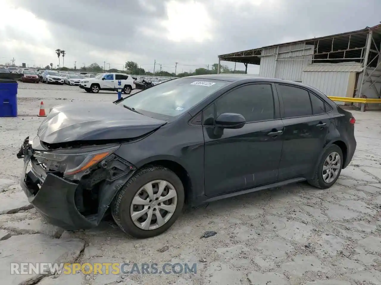 1 Photograph of a damaged car JTDEPMAE6MJ174254 TOYOTA COROLLA 2021