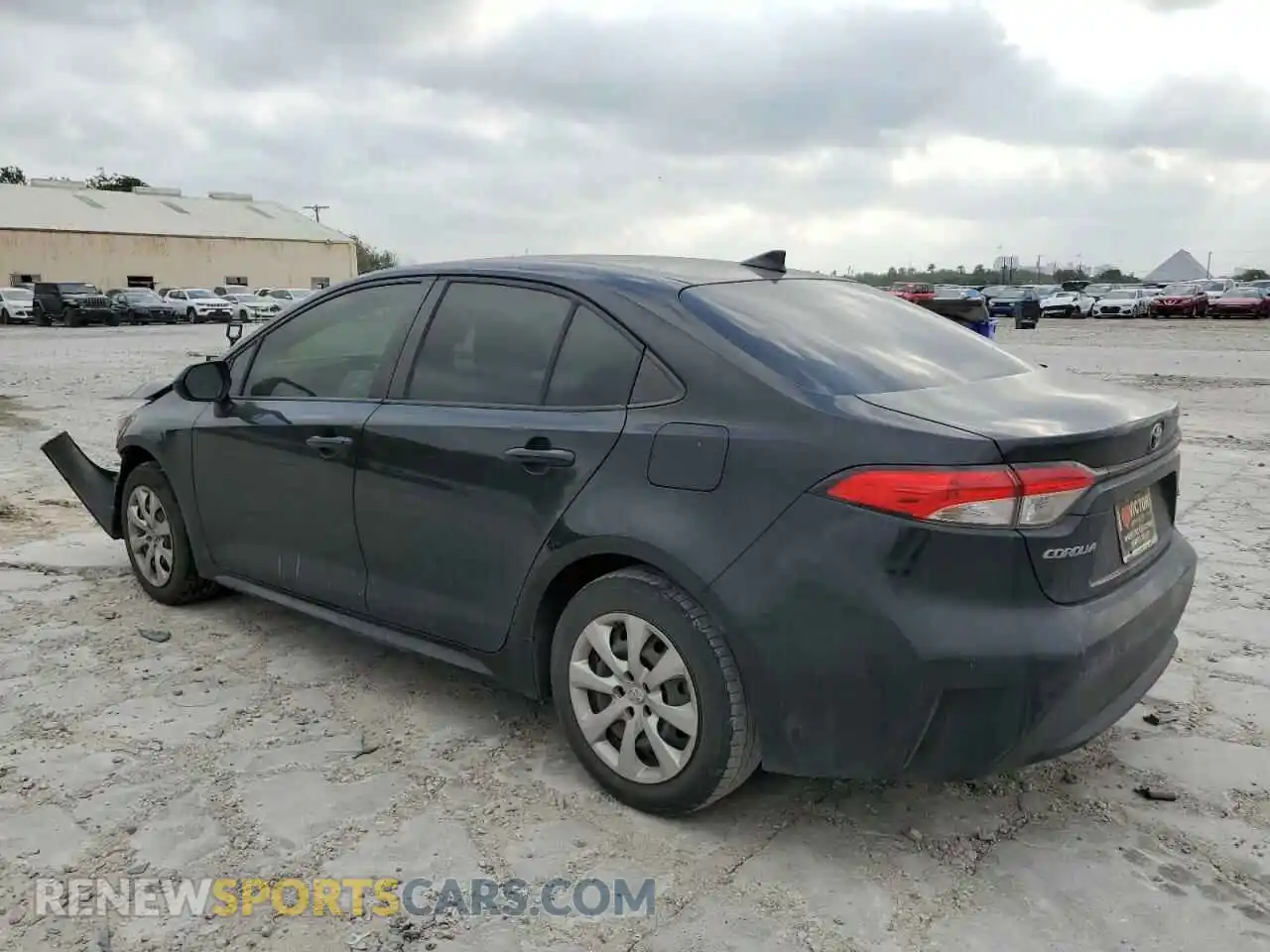 2 Photograph of a damaged car JTDEPMAE6MJ174254 TOYOTA COROLLA 2021