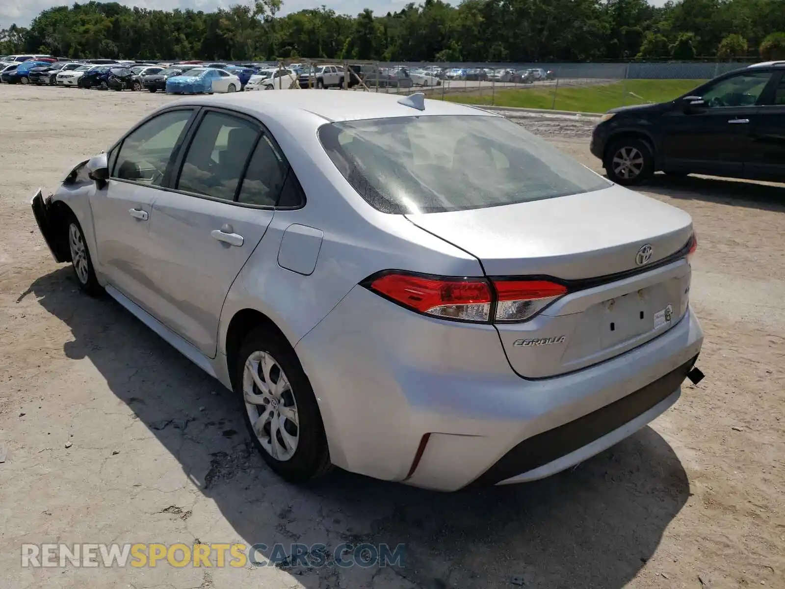 3 Photograph of a damaged car JTDEPMAE6MJ174352 TOYOTA COROLLA 2021