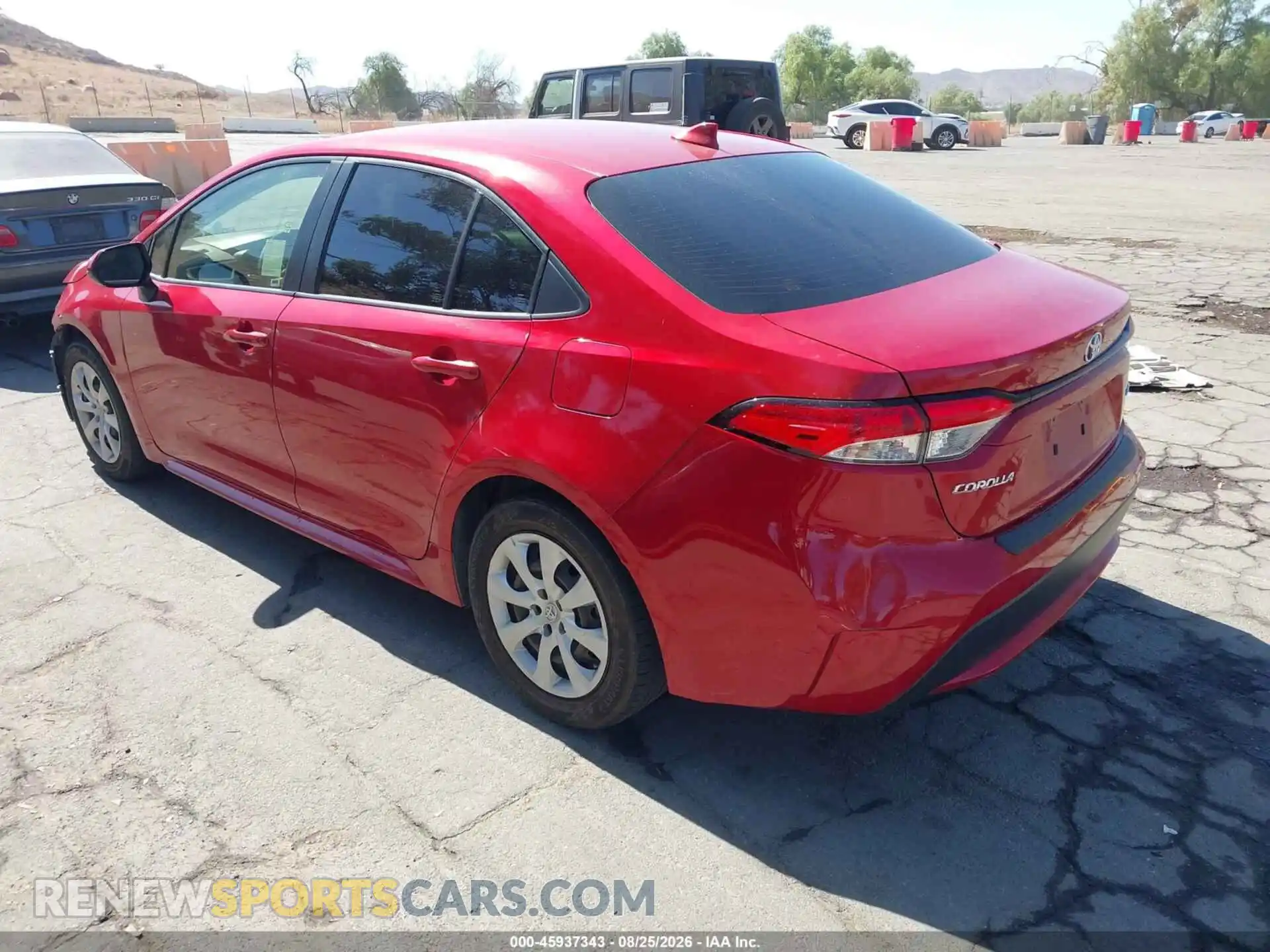 3 Photograph of a damaged car JTDEPMAE6MJ174822 TOYOTA COROLLA 2021