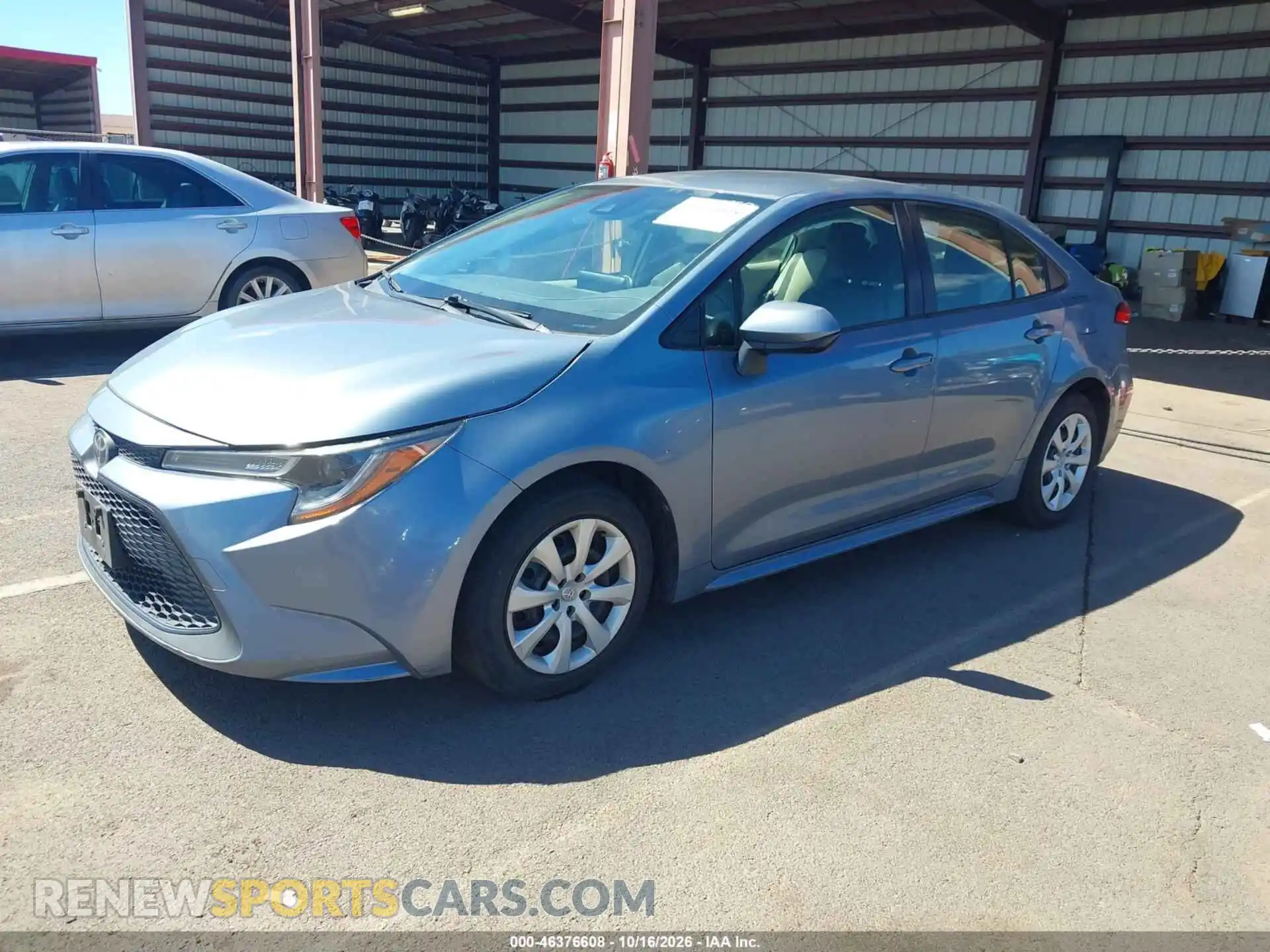 2 Photograph of a damaged car JTDEPMAE6MJ175131 TOYOTA COROLLA 2021