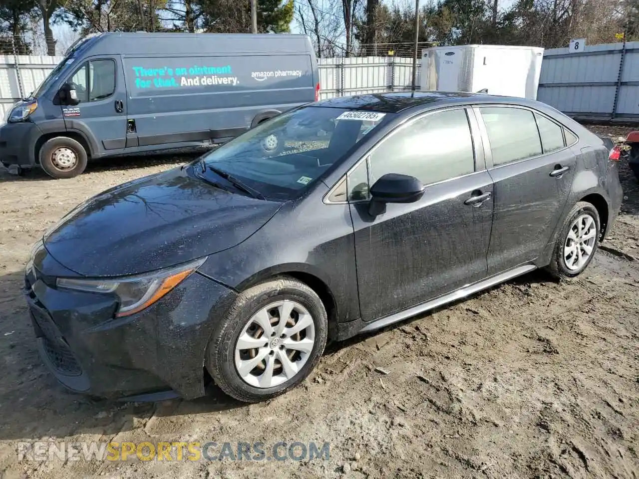 1 Photograph of a damaged car JTDEPMAE6MJ175176 TOYOTA COROLLA 2021