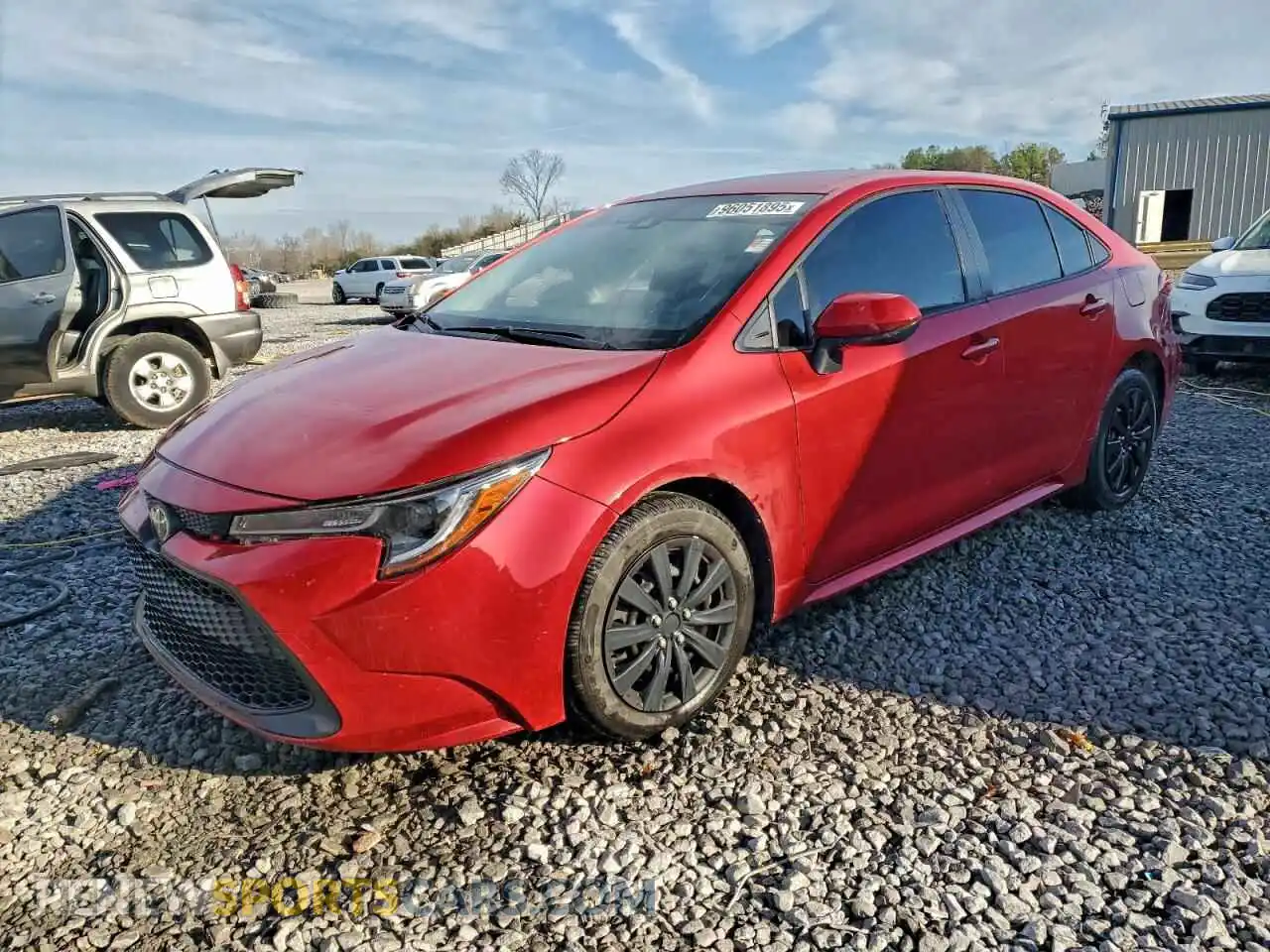 1 Photograph of a damaged car JTDEPMAE6MJ175677 TOYOTA COROLLA 2021