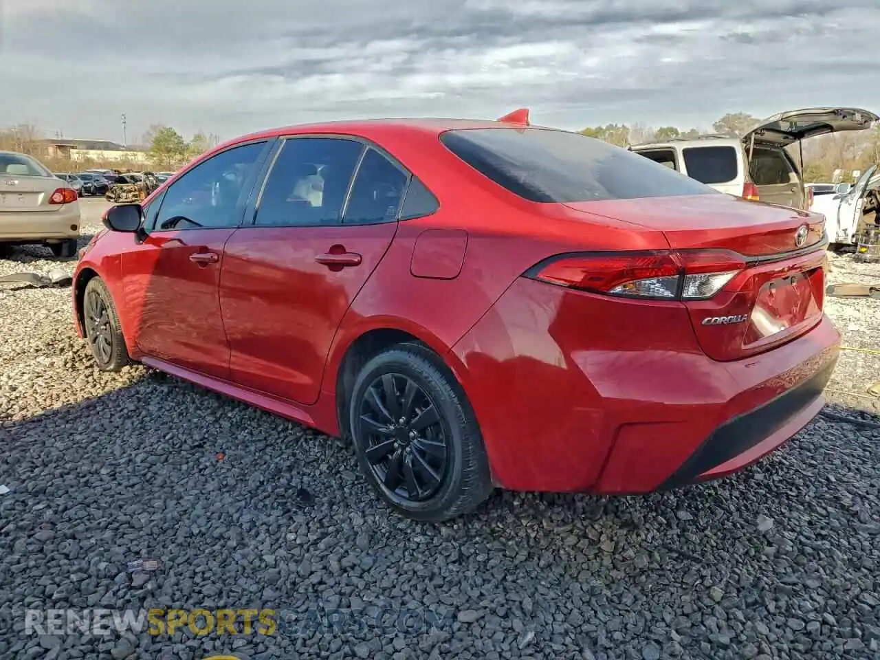2 Photograph of a damaged car JTDEPMAE6MJ175677 TOYOTA COROLLA 2021