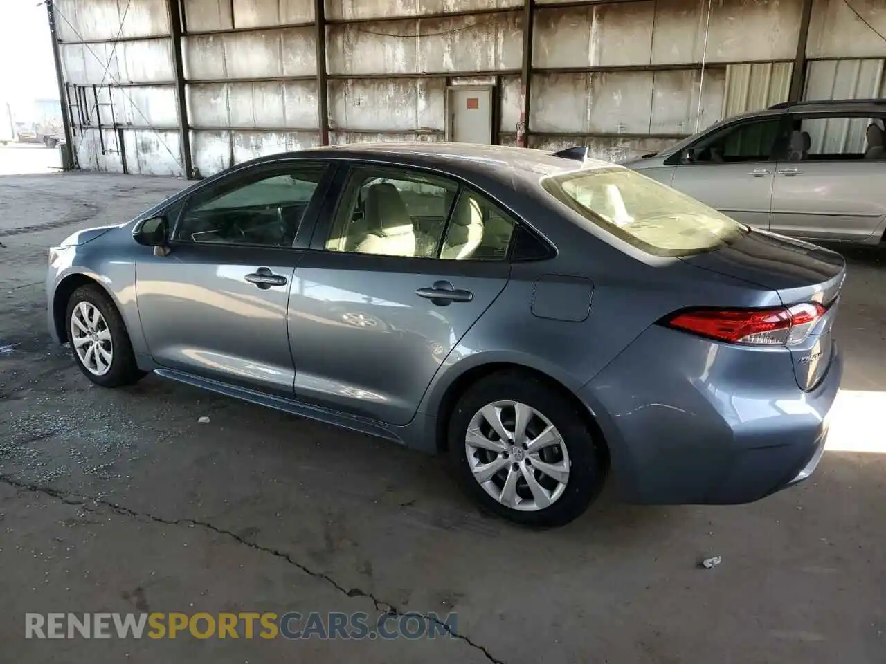2 Photograph of a damaged car JTDEPMAE6MJ177008 TOYOTA COROLLA 2021