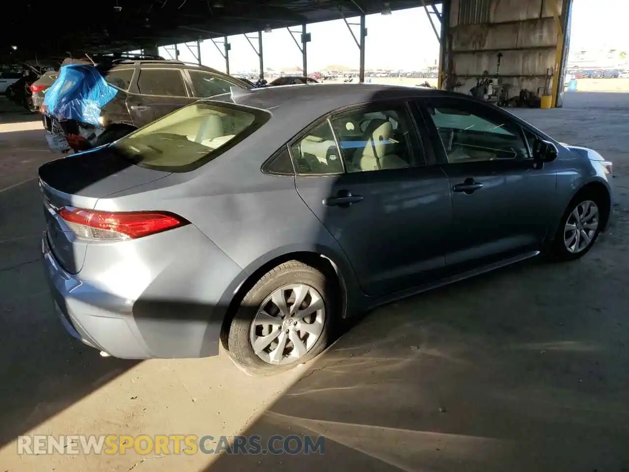 3 Photograph of a damaged car JTDEPMAE6MJ177008 TOYOTA COROLLA 2021