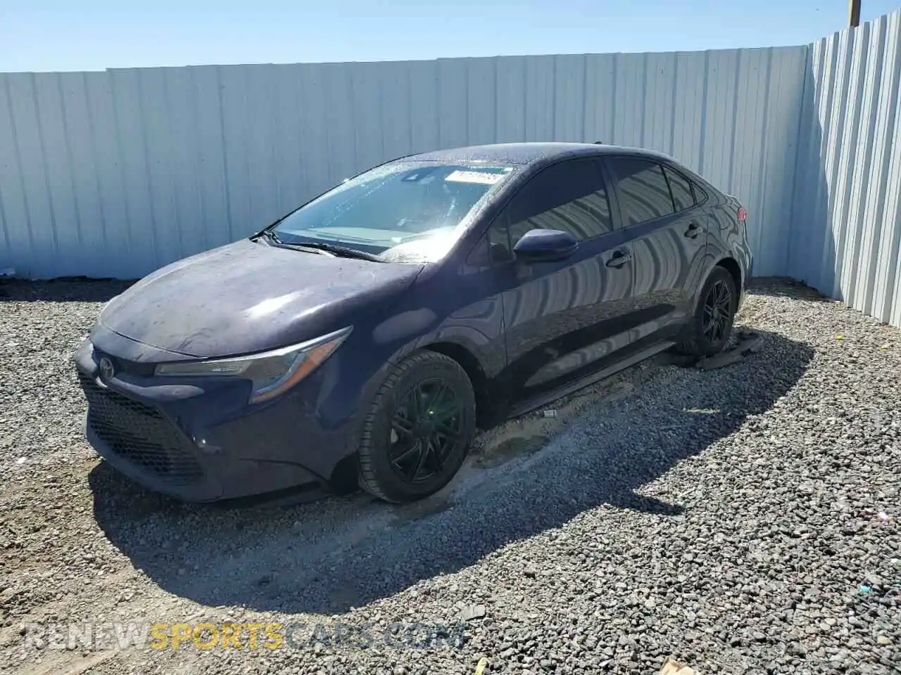 1 Photograph of a damaged car JTDEPMAE6MJ181706 TOYOTA COROLLA 2021