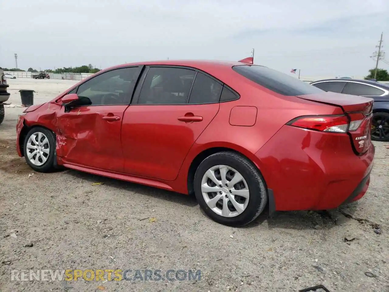 2 Photograph of a damaged car JTDEPMAE6MJ182452 TOYOTA COROLLA 2021