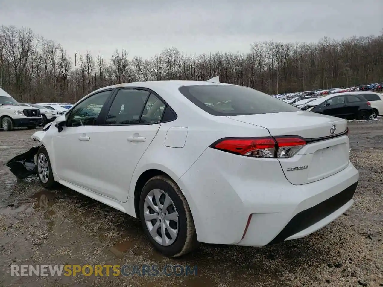 3 Photograph of a damaged car JTDEPMAE6MJ182922 TOYOTA COROLLA 2021