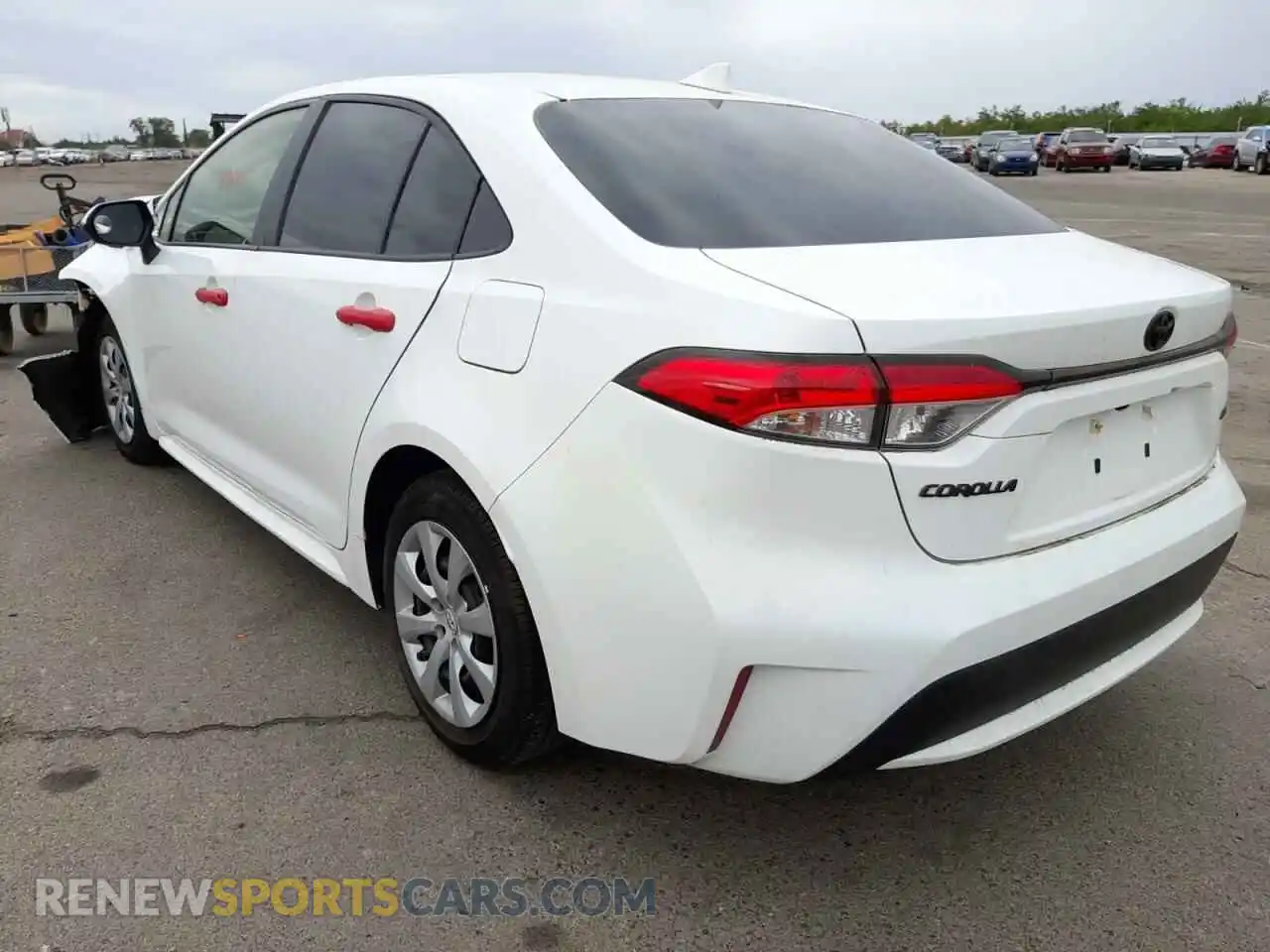 3 Photograph of a damaged car JTDEPMAE7MJ117285 TOYOTA COROLLA 2021