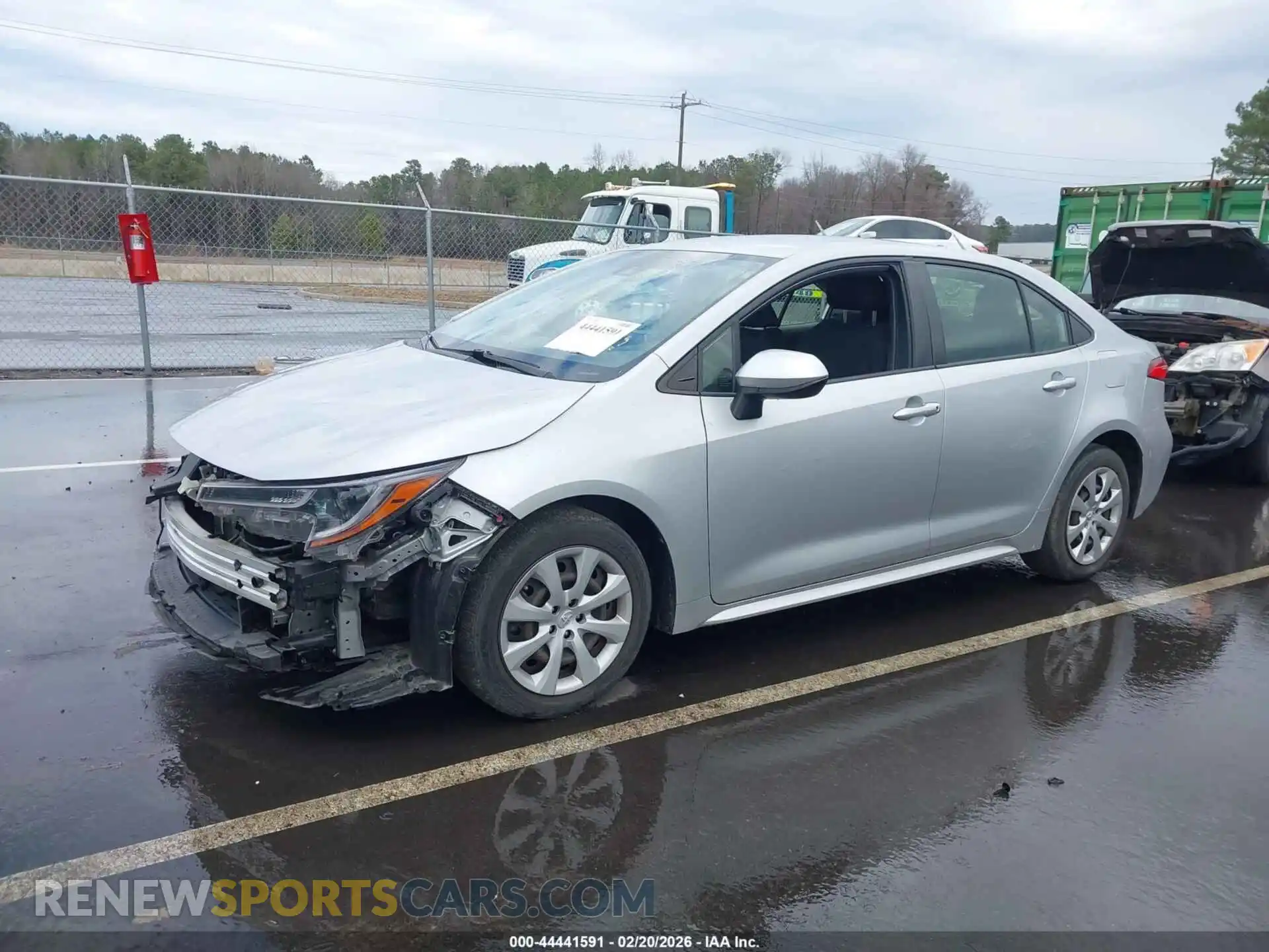 2 Photograph of a damaged car JTDEPMAE7MJ118369 TOYOTA COROLLA 2021