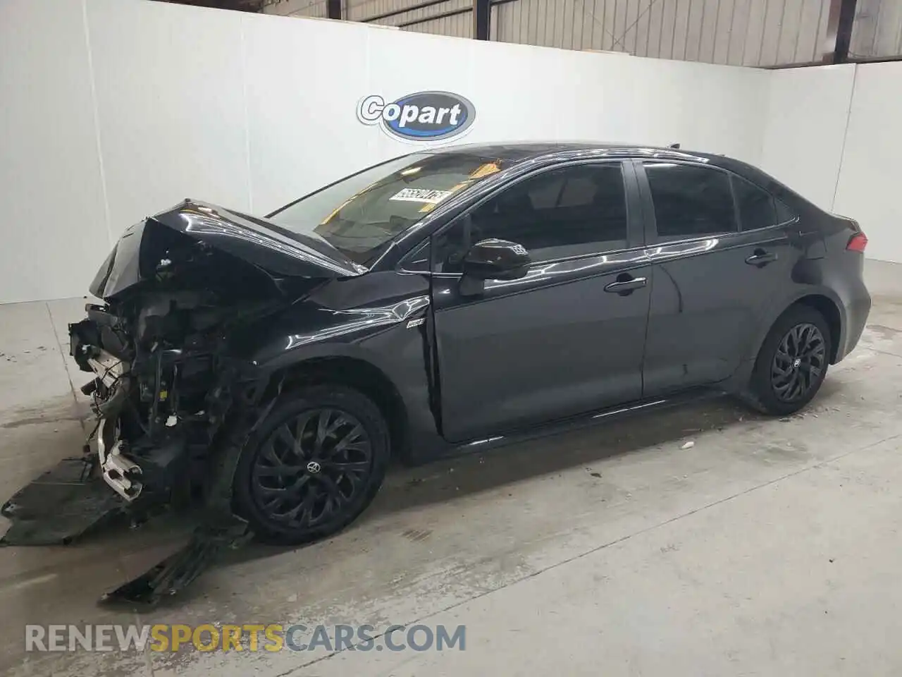1 Photograph of a damaged car JTDEPMAE7MJ120154 TOYOTA COROLLA 2021