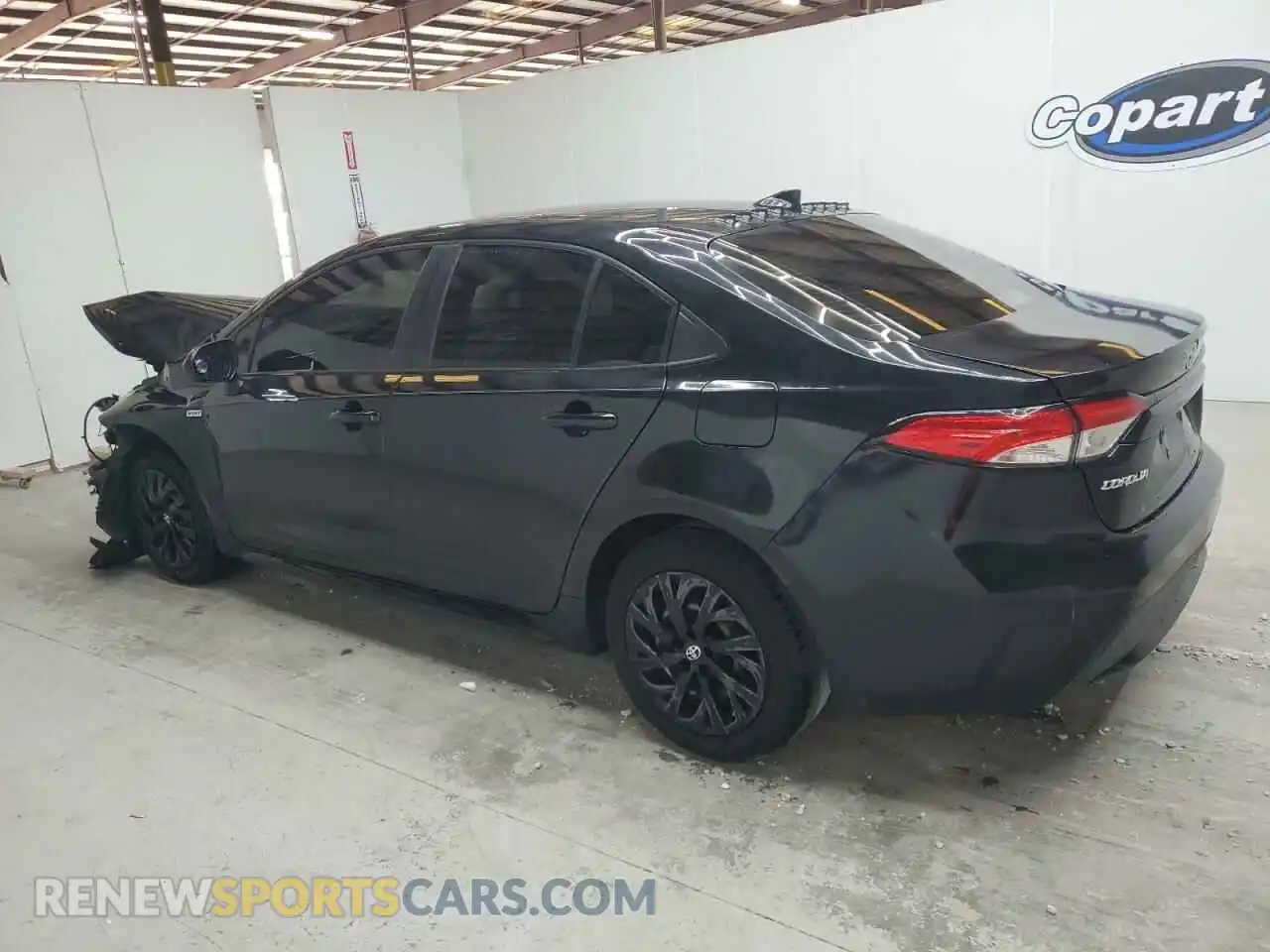2 Photograph of a damaged car JTDEPMAE7MJ120154 TOYOTA COROLLA 2021