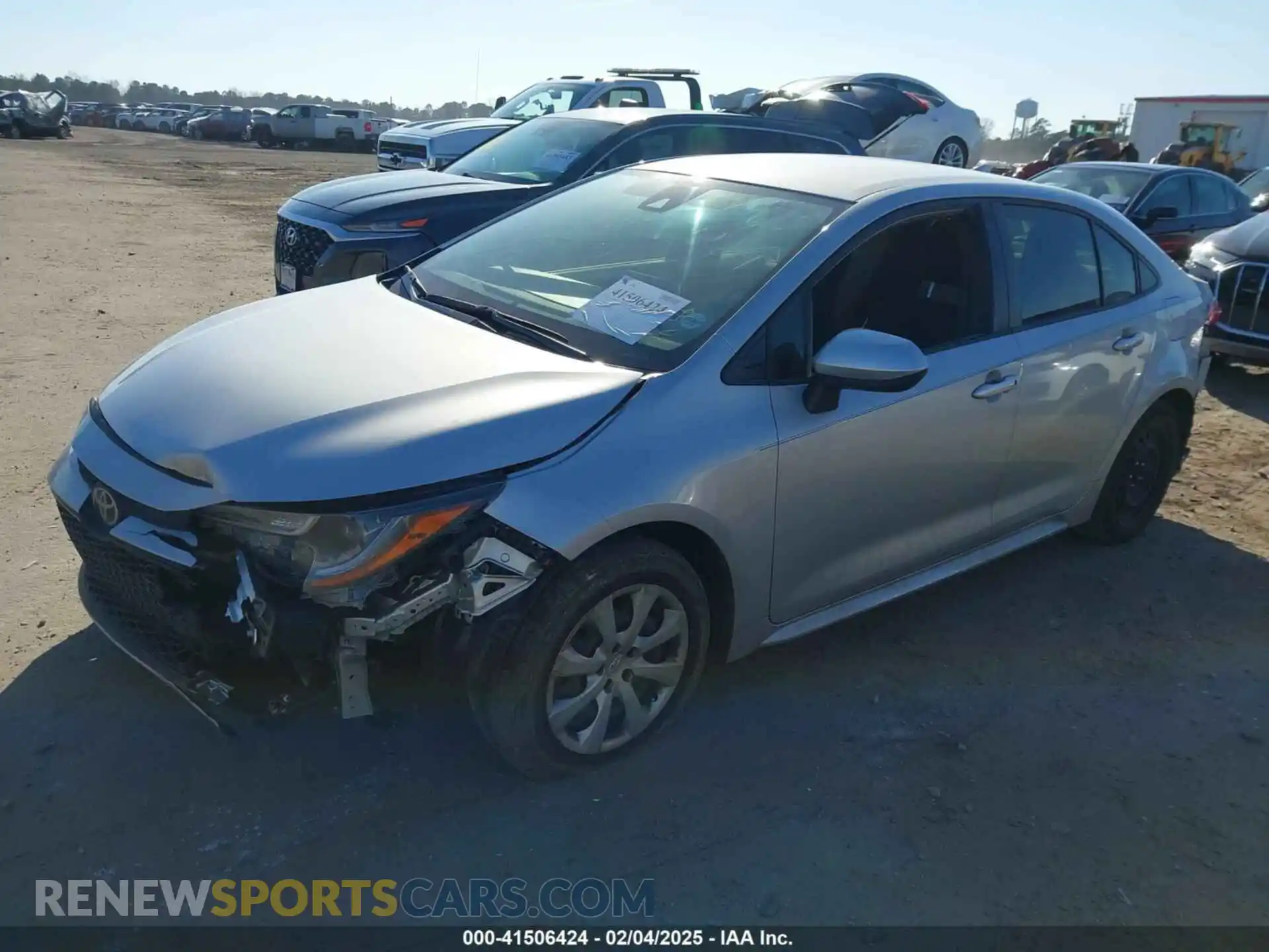 2 Photograph of a damaged car JTDEPMAE7MJ121269 TOYOTA COROLLA 2021