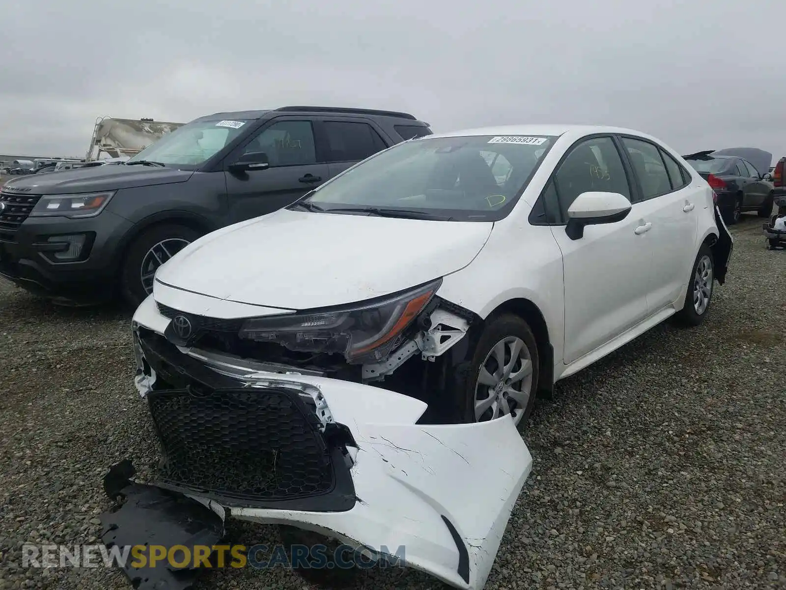 2 Photograph of a damaged car JTDEPMAE7MJ121868 TOYOTA COROLLA 2021