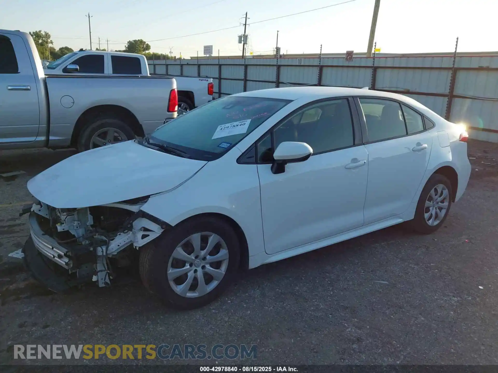 2 Photograph of a damaged car JTDEPMAE7MJ124091 TOYOTA COROLLA 2021