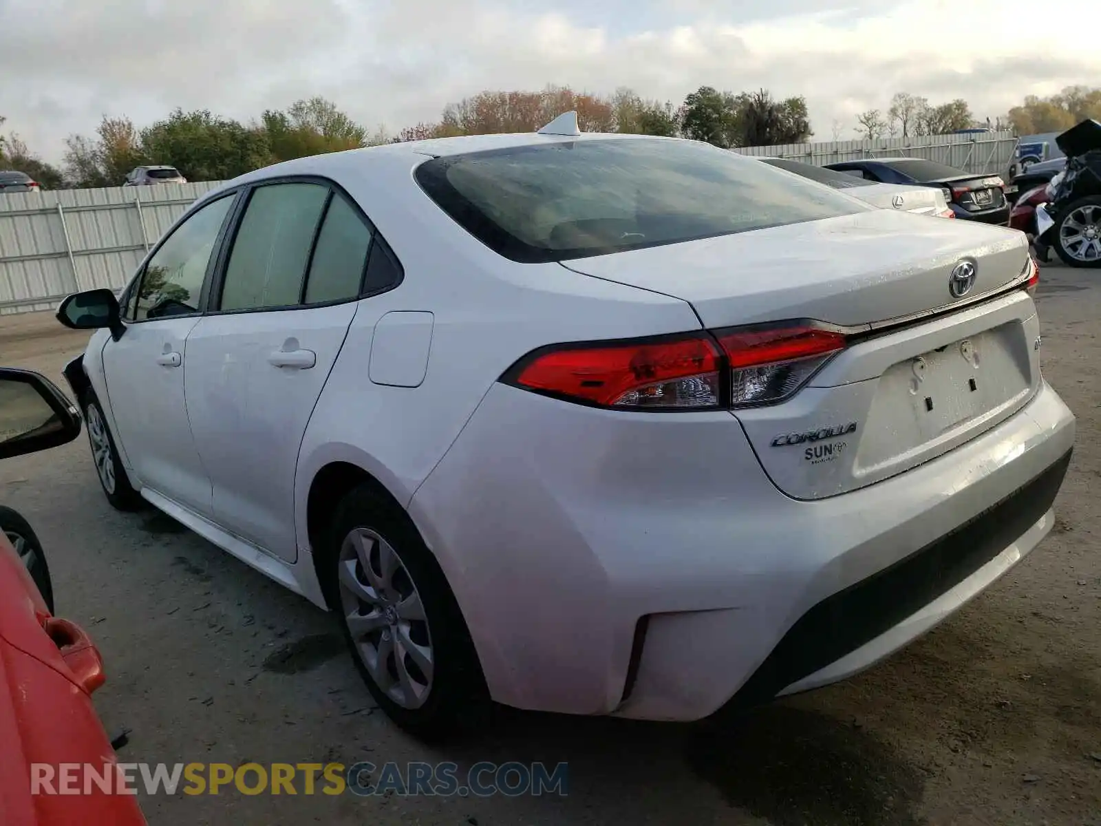3 Photograph of a damaged car JTDEPMAE7MJ124317 TOYOTA COROLLA 2021