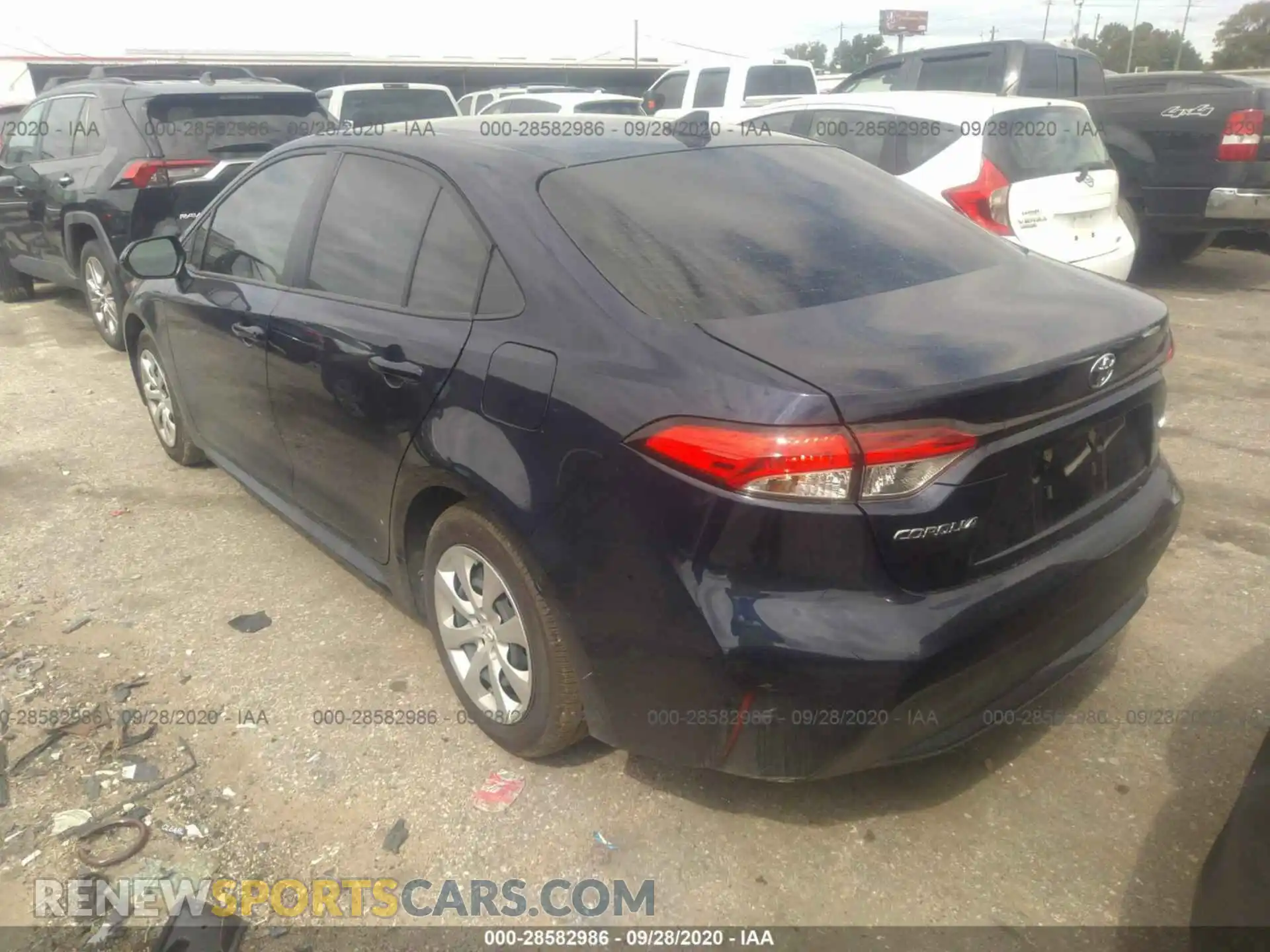 3 Photograph of a damaged car JTDEPMAE7MJ124897 TOYOTA COROLLA 2021