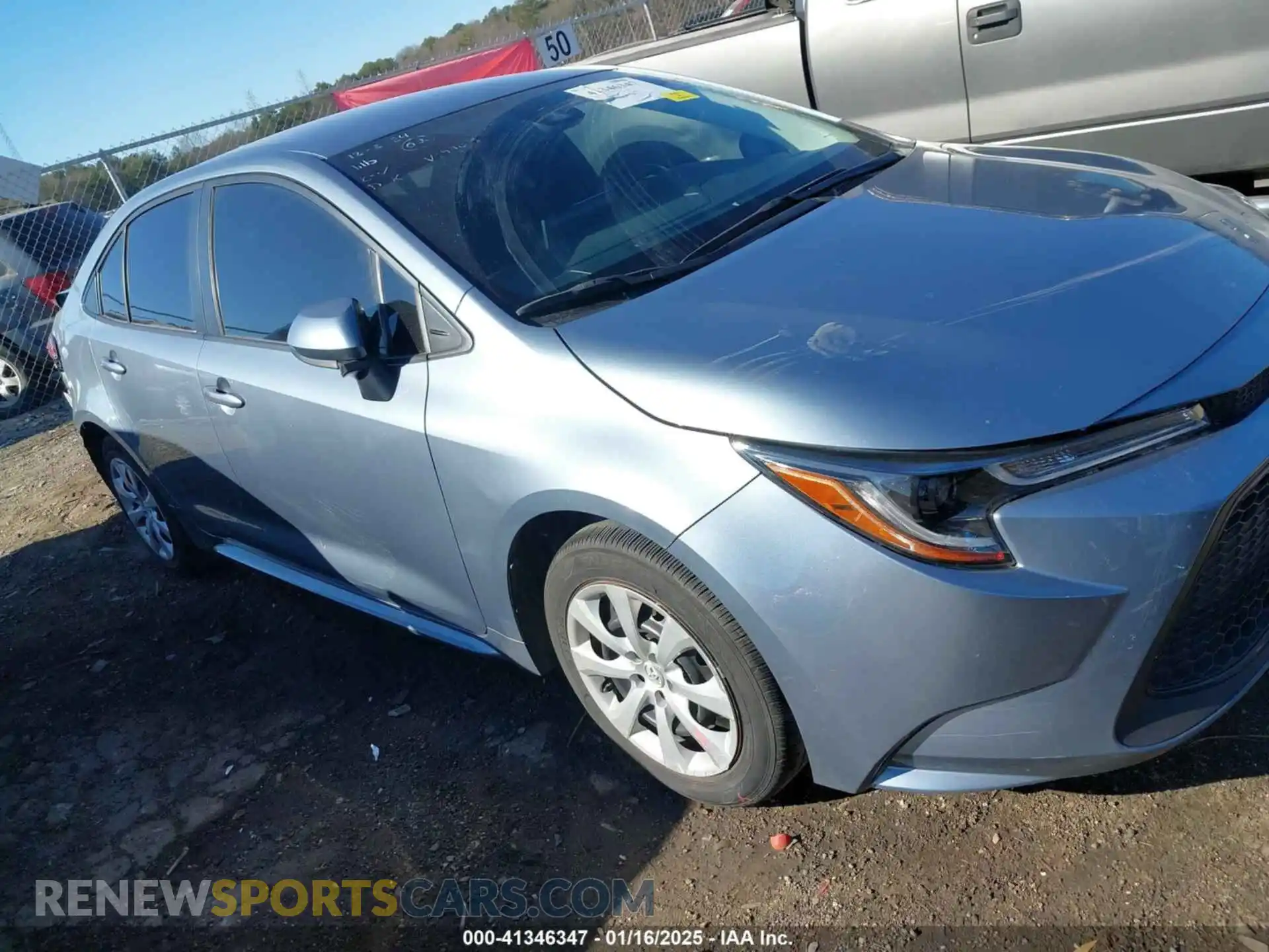 1 Photograph of a damaged car JTDEPMAE7MJ124964 TOYOTA COROLLA 2021