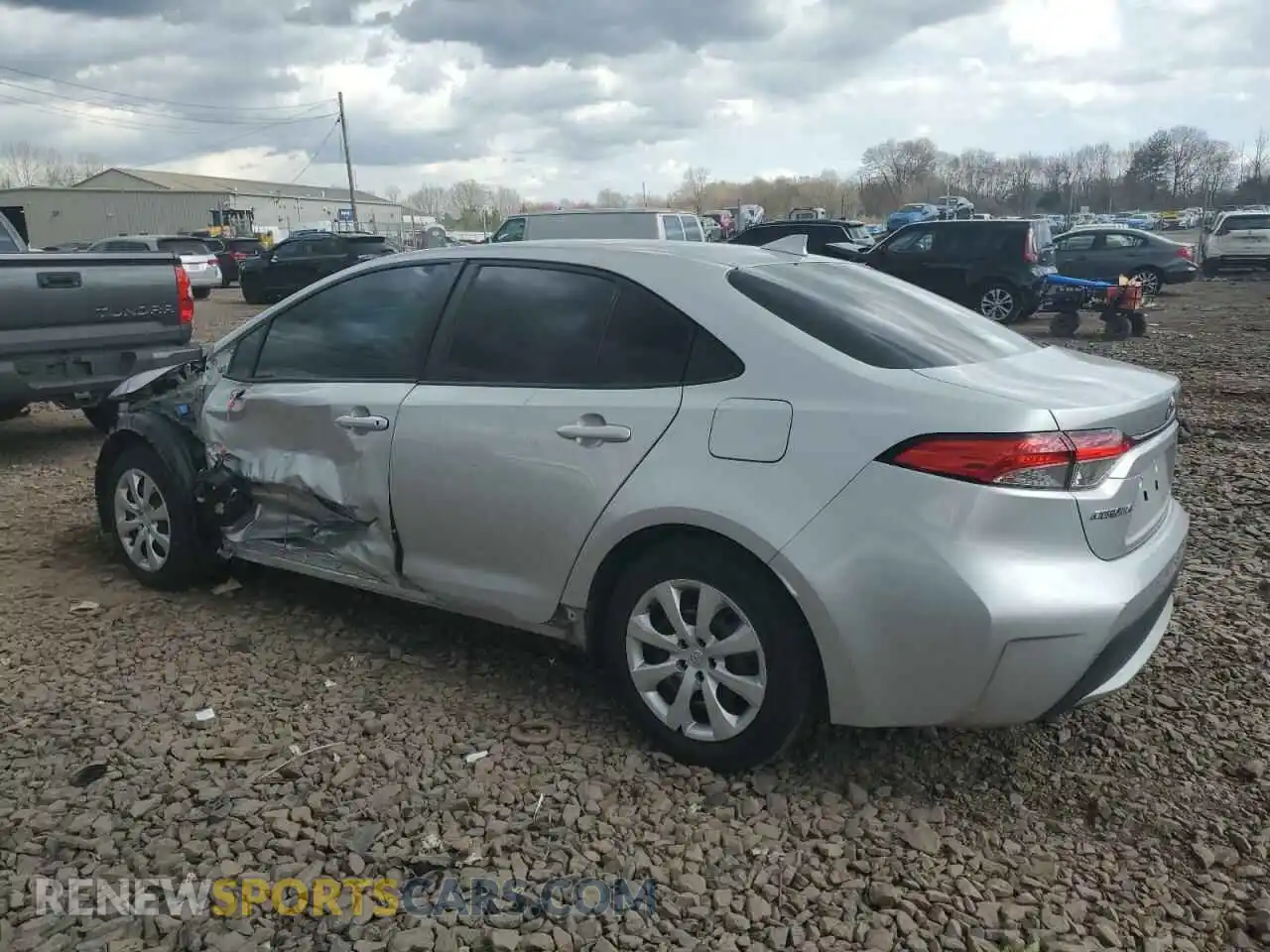 2 Photograph of a damaged car JTDEPMAE7MJ132059 TOYOTA COROLLA 2021