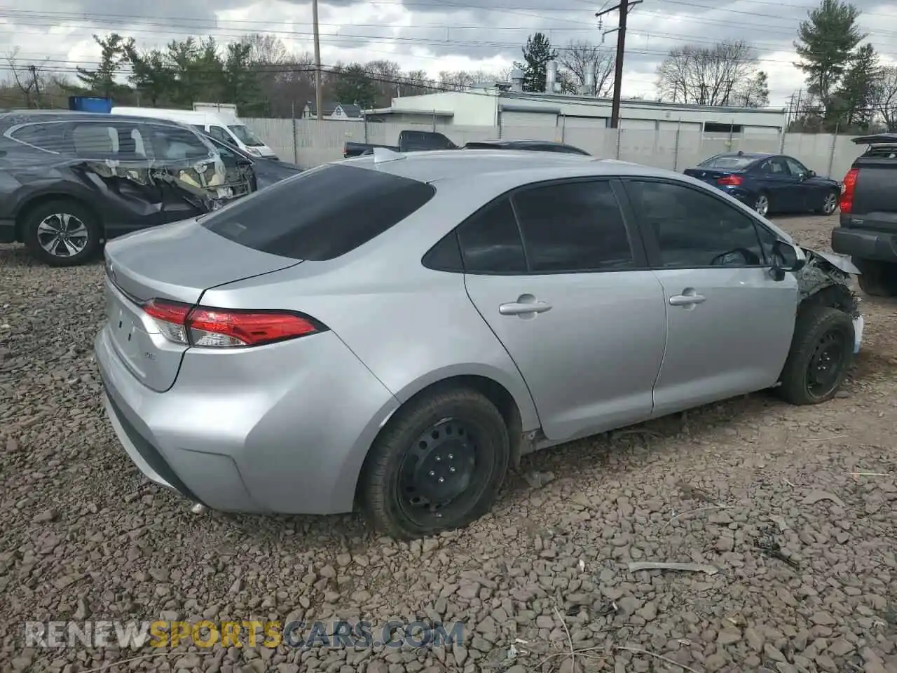3 Photograph of a damaged car JTDEPMAE7MJ132059 TOYOTA COROLLA 2021