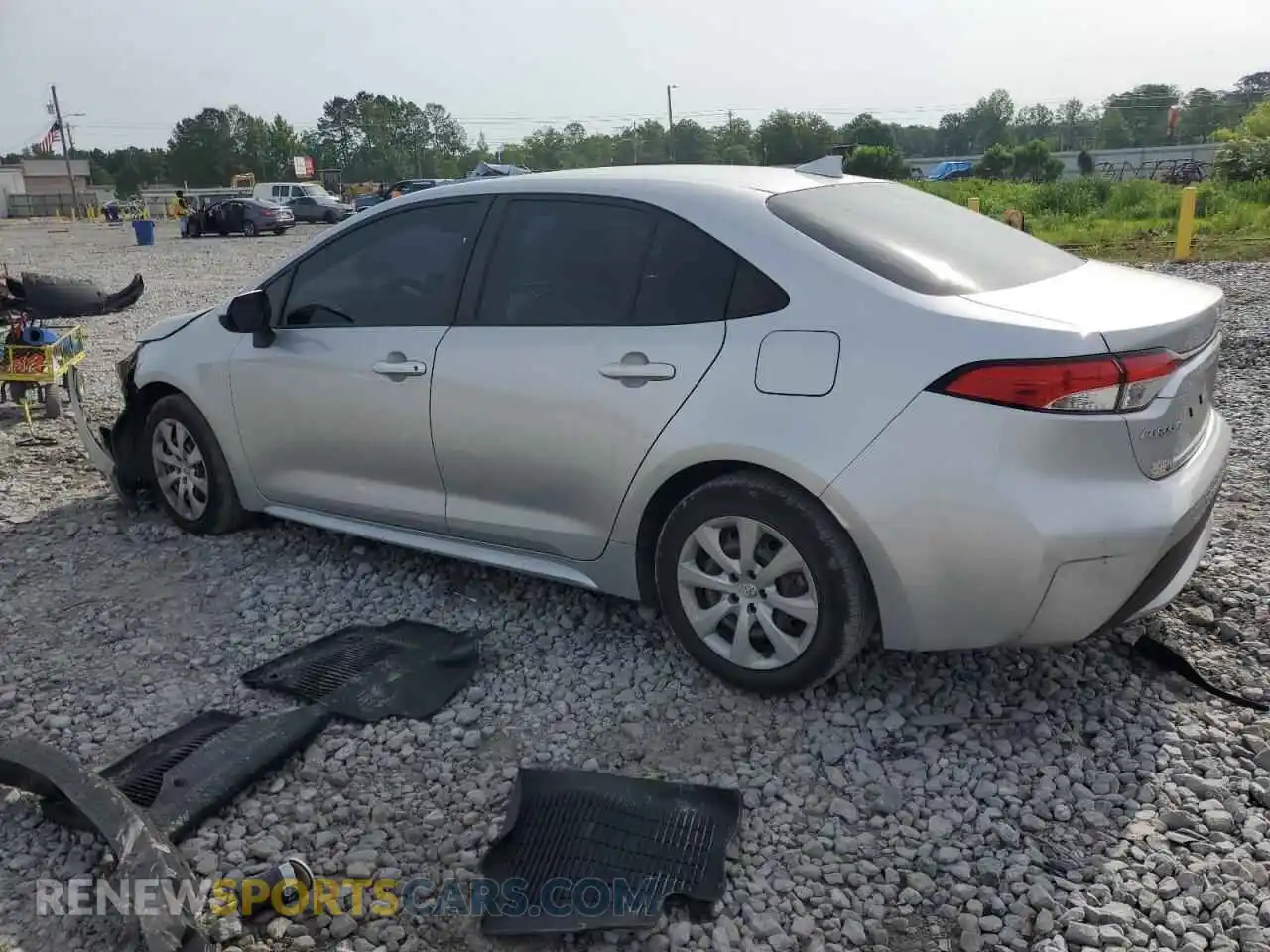 2 Photograph of a damaged car JTDEPMAE7MJ132451 TOYOTA COROLLA 2021