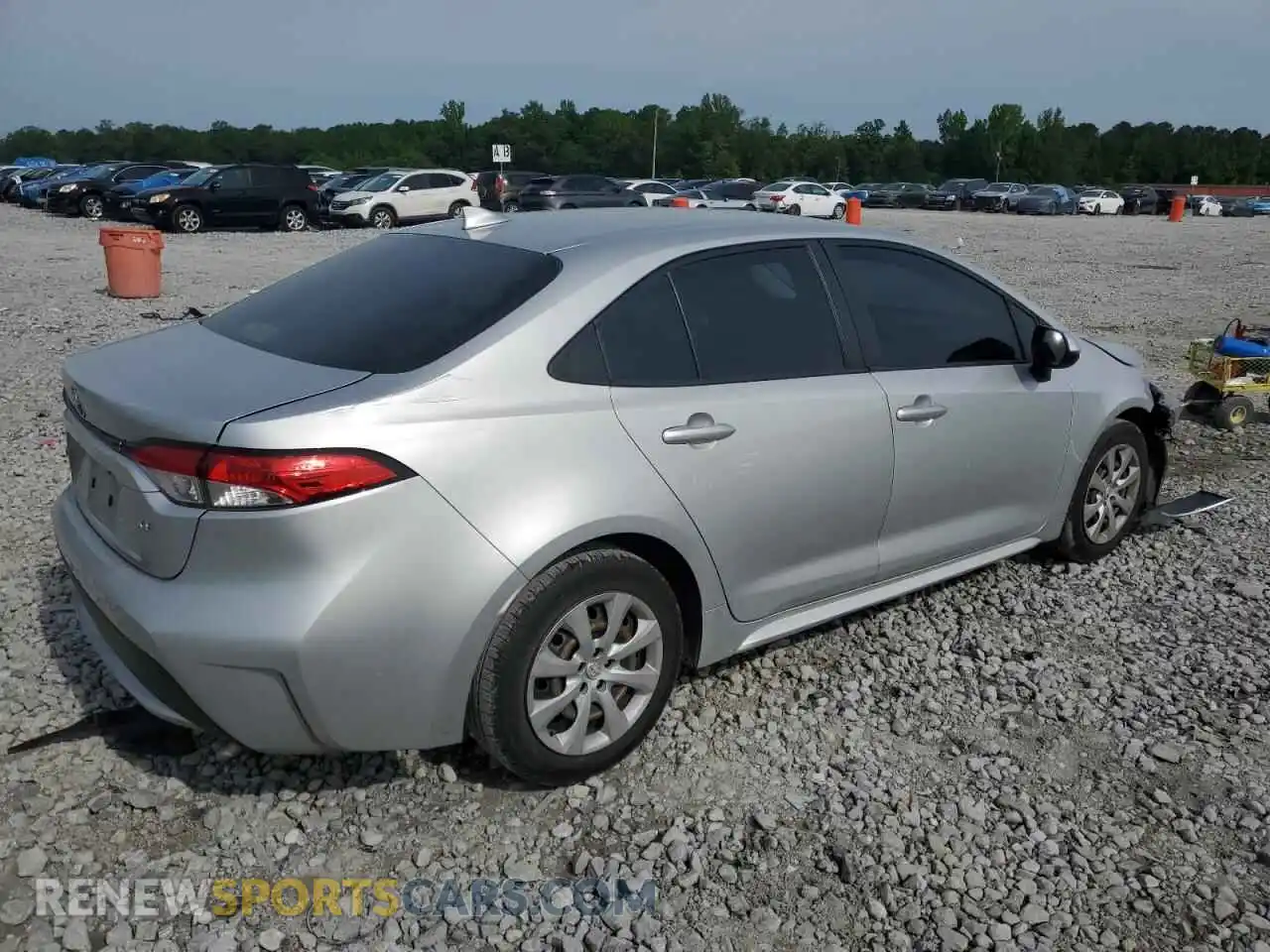 3 Photograph of a damaged car JTDEPMAE7MJ132451 TOYOTA COROLLA 2021