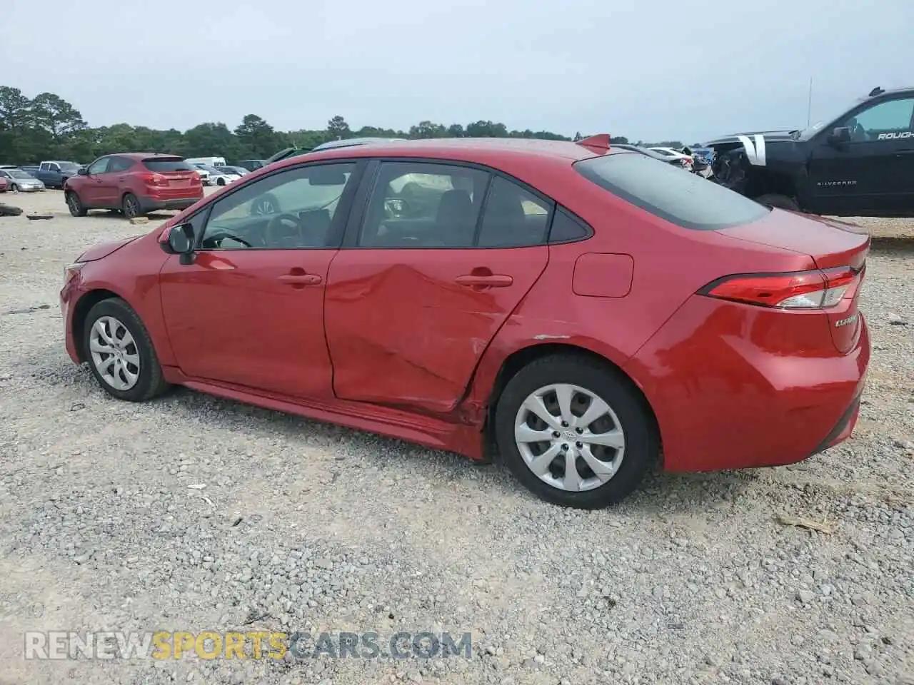 2 Photograph of a damaged car JTDEPMAE7MJ133213 TOYOTA COROLLA 2021