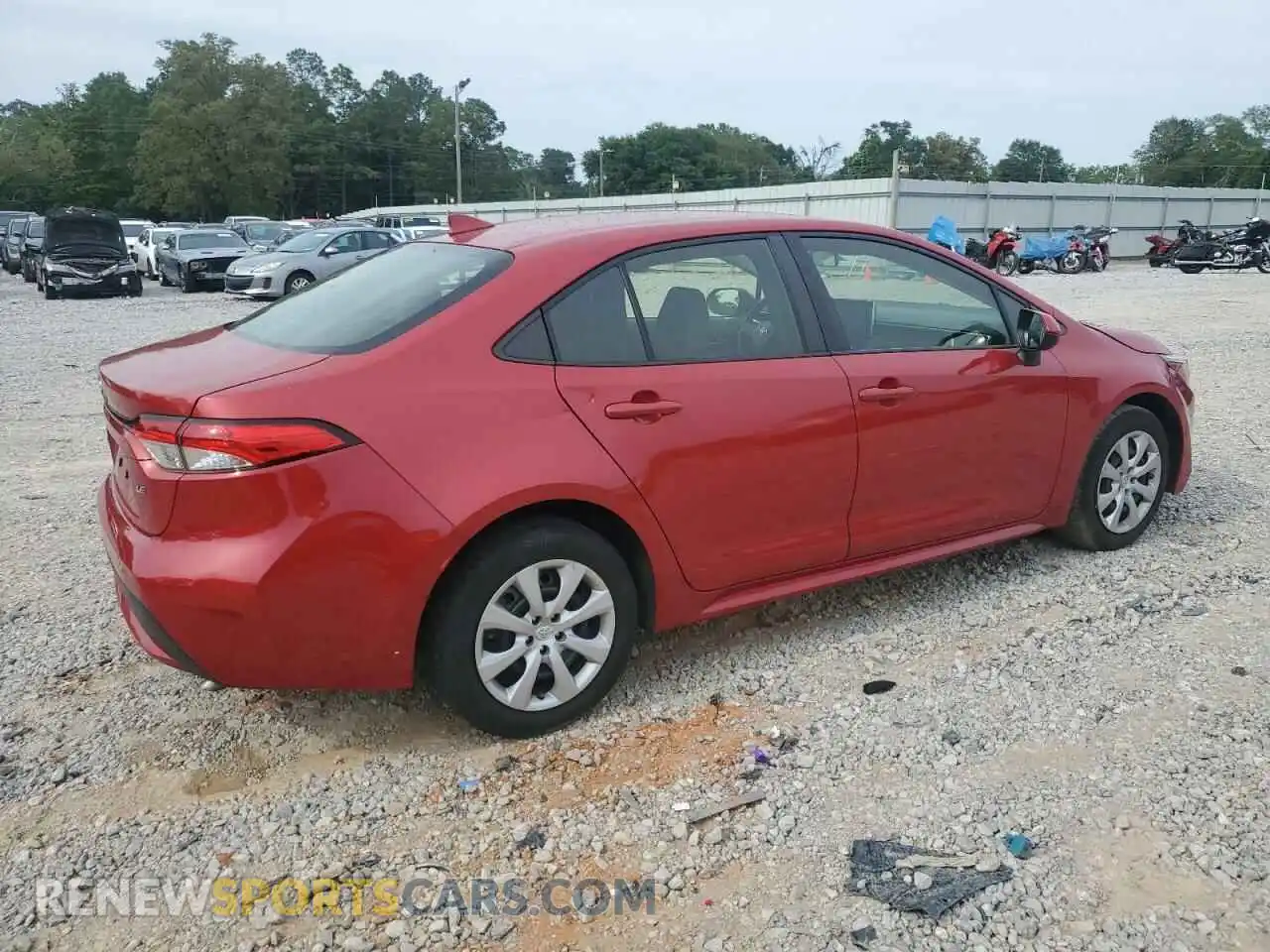 3 Photograph of a damaged car JTDEPMAE7MJ133213 TOYOTA COROLLA 2021